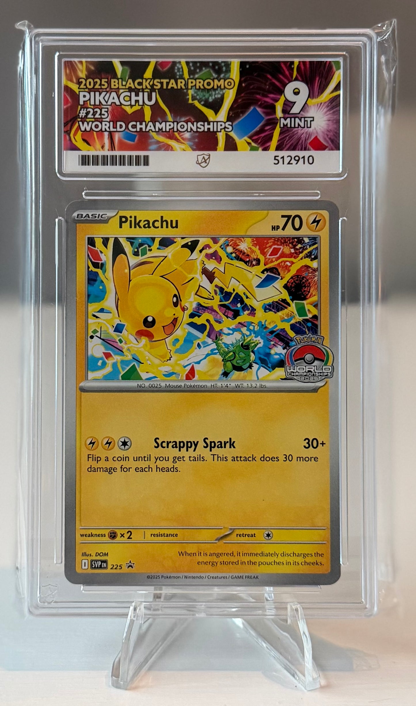 Pokemon pikachu black star promo 2025 world championship day