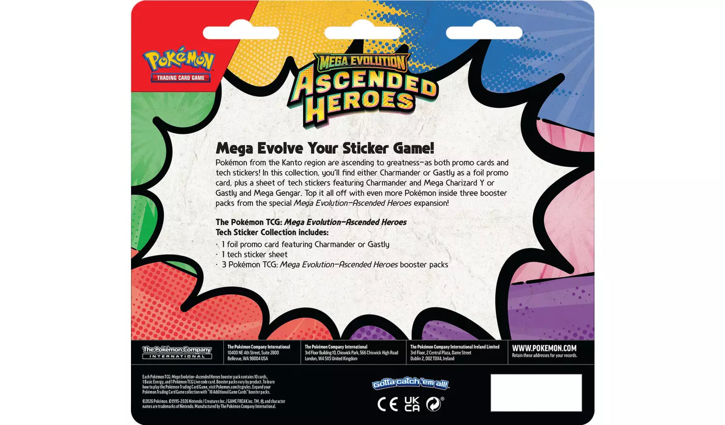 Pokemon Ascended Heroes Sticker Collection