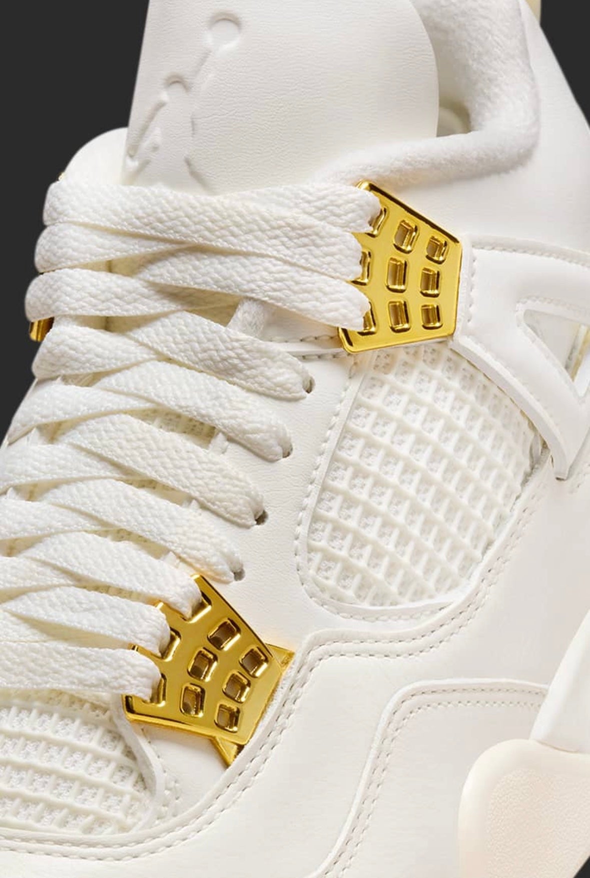 JORDAN 4 RETRO SAIL METALLIC GOLD