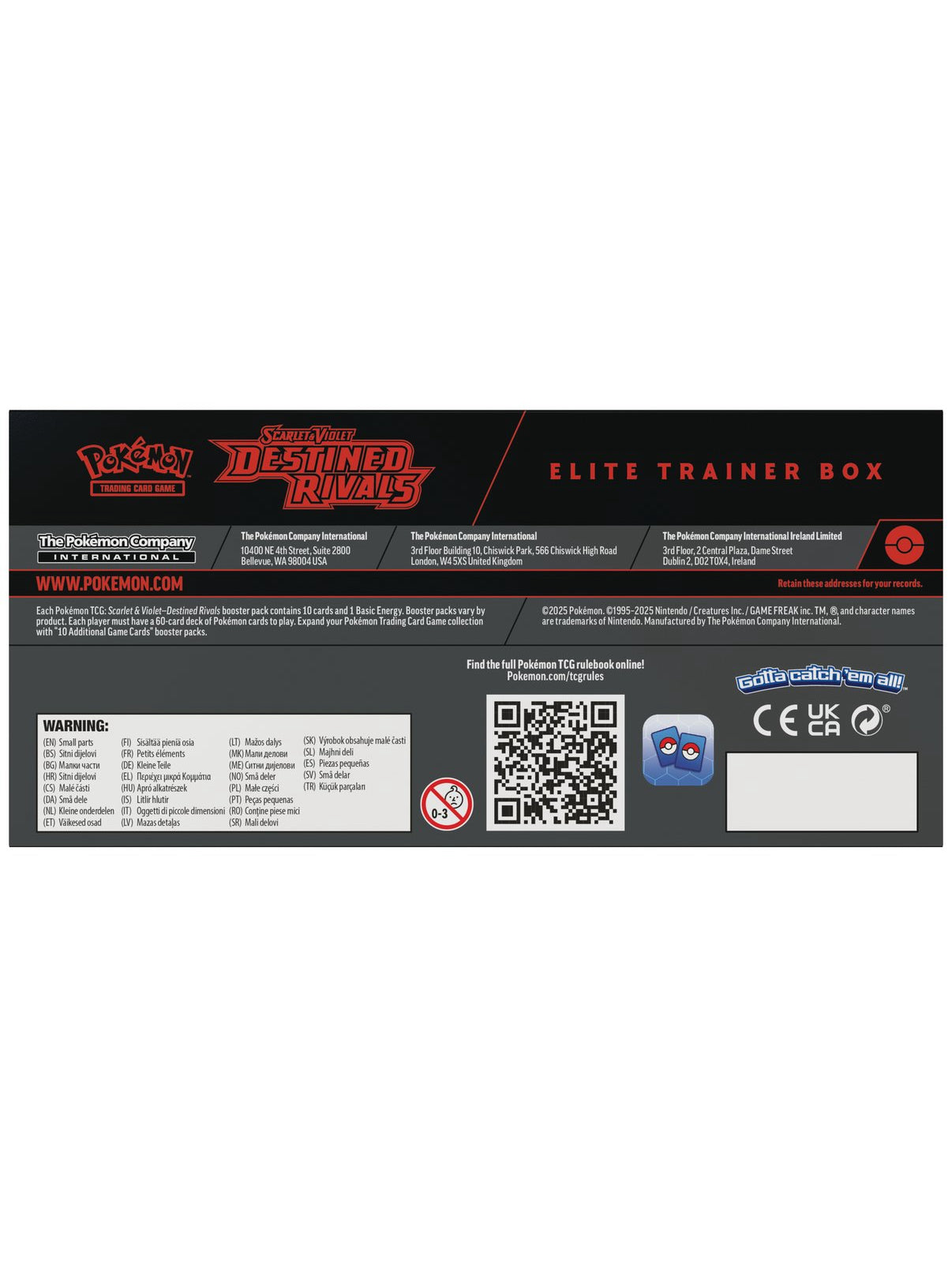 Scarlet & Violet-Destined Rivals Elite Trainer Box