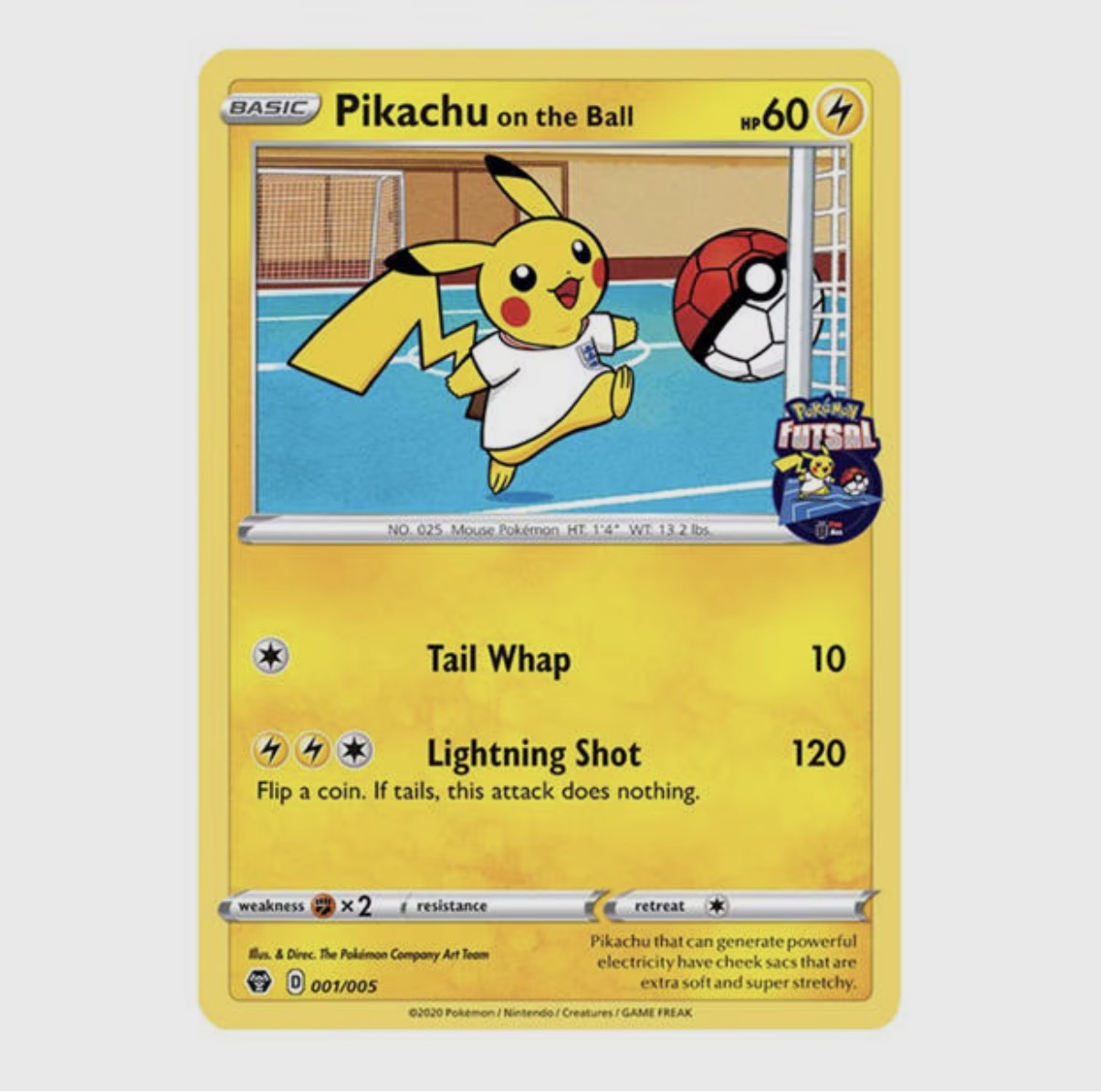 Pokemon Promotional Futsal Card - Pikachu
