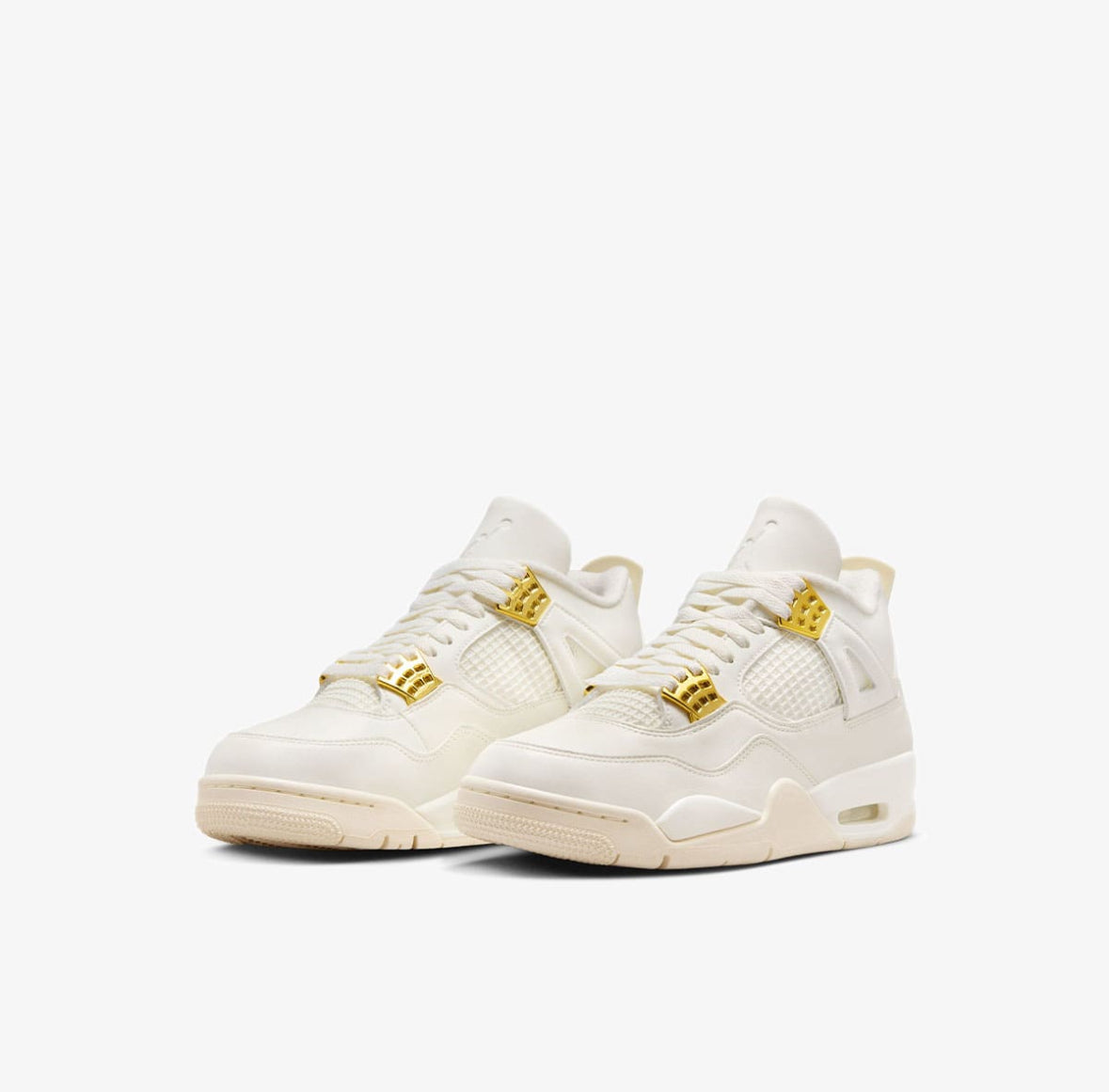 JORDAN 4 RETRO SAIL METALLIC GOLD