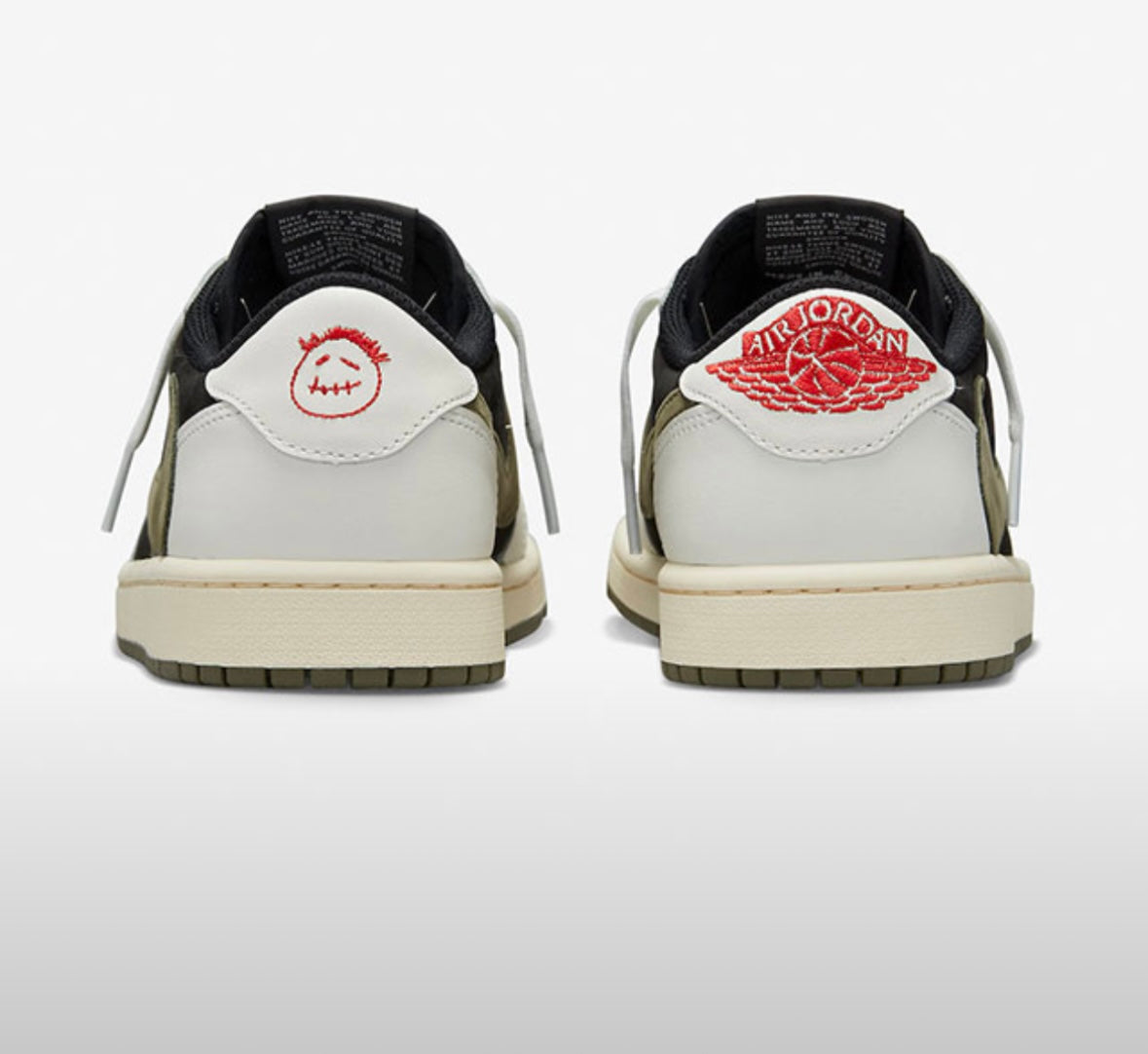 Women's Air Jordan 1 Low x Travis Scott Medium Olive