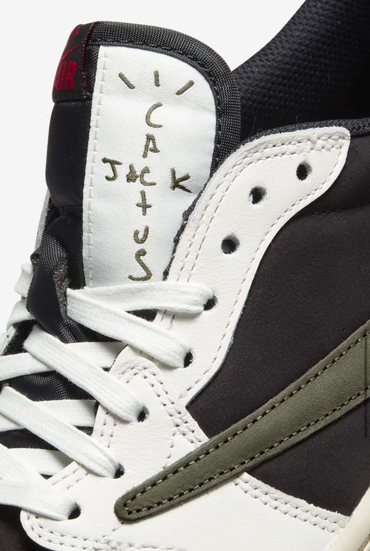 Women's Air Jordan 1 Low x Travis Scott Medium Olive