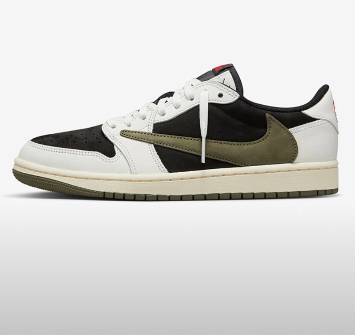 Women's Air Jordan 1 Low x Travis Scott Medium Olive