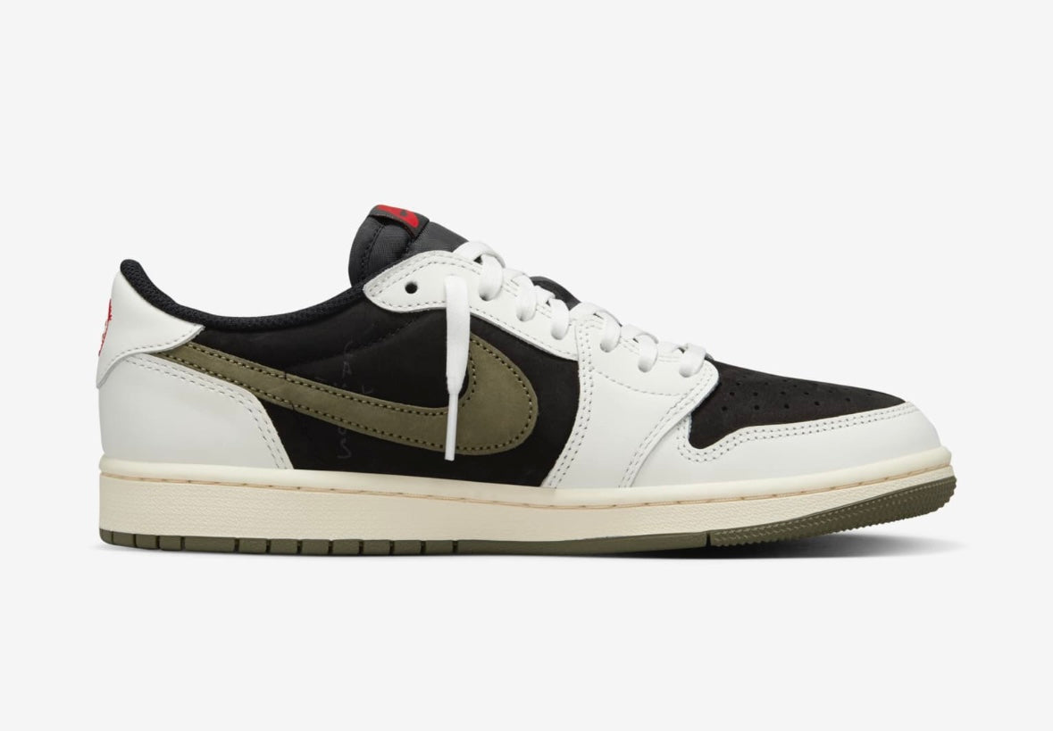 Women's Air Jordan 1 Low x Travis Scott Medium Olive