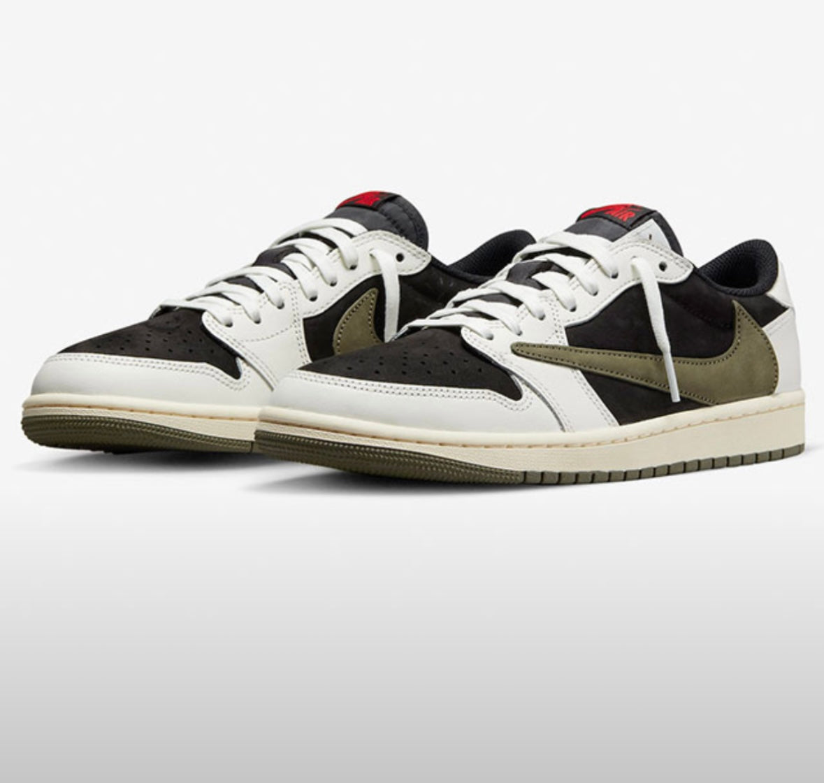 Women's Air Jordan 1 Low x Travis Scott Medium Olive