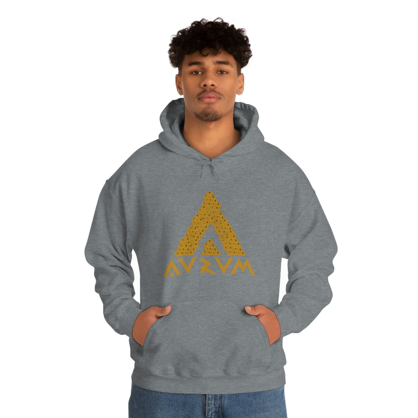 AURUM LARGE LOGO HOODIE