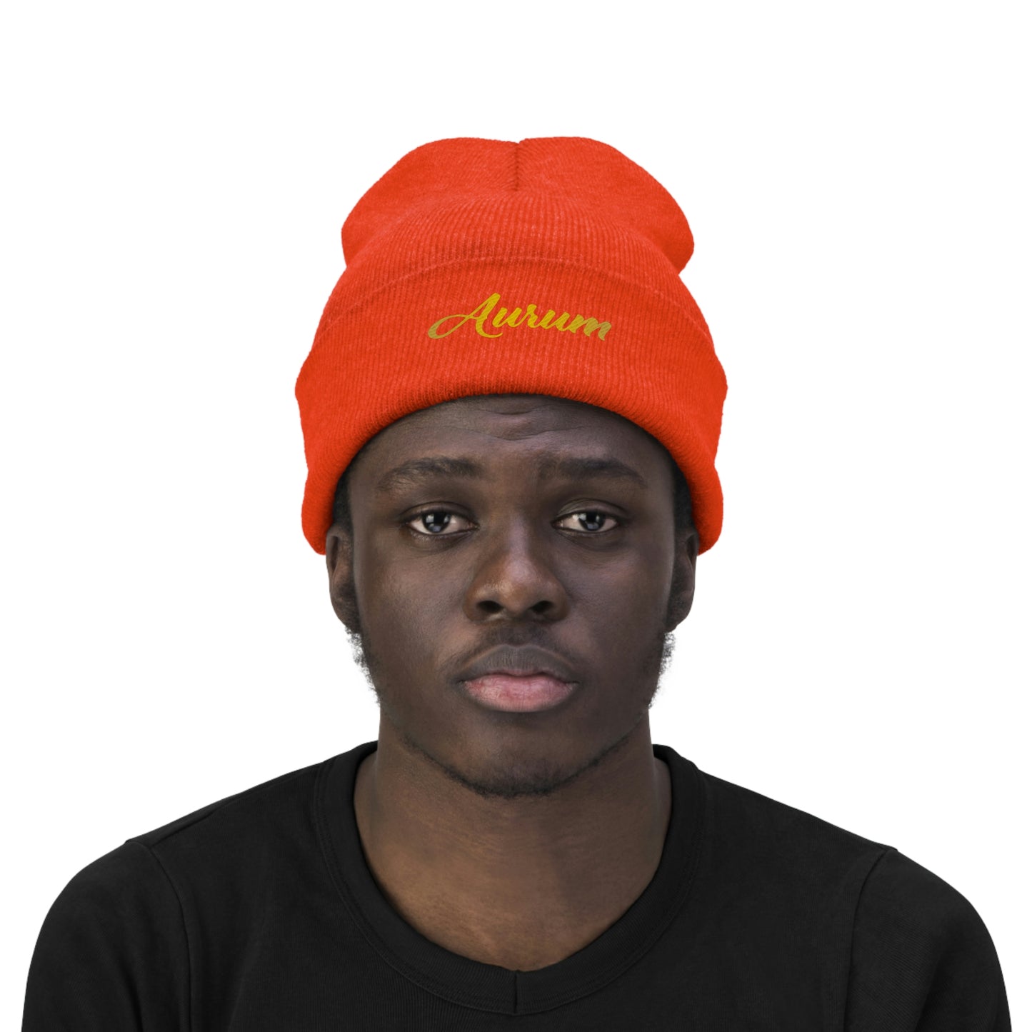 AURUM SIGNATURE KNIT BEANIE