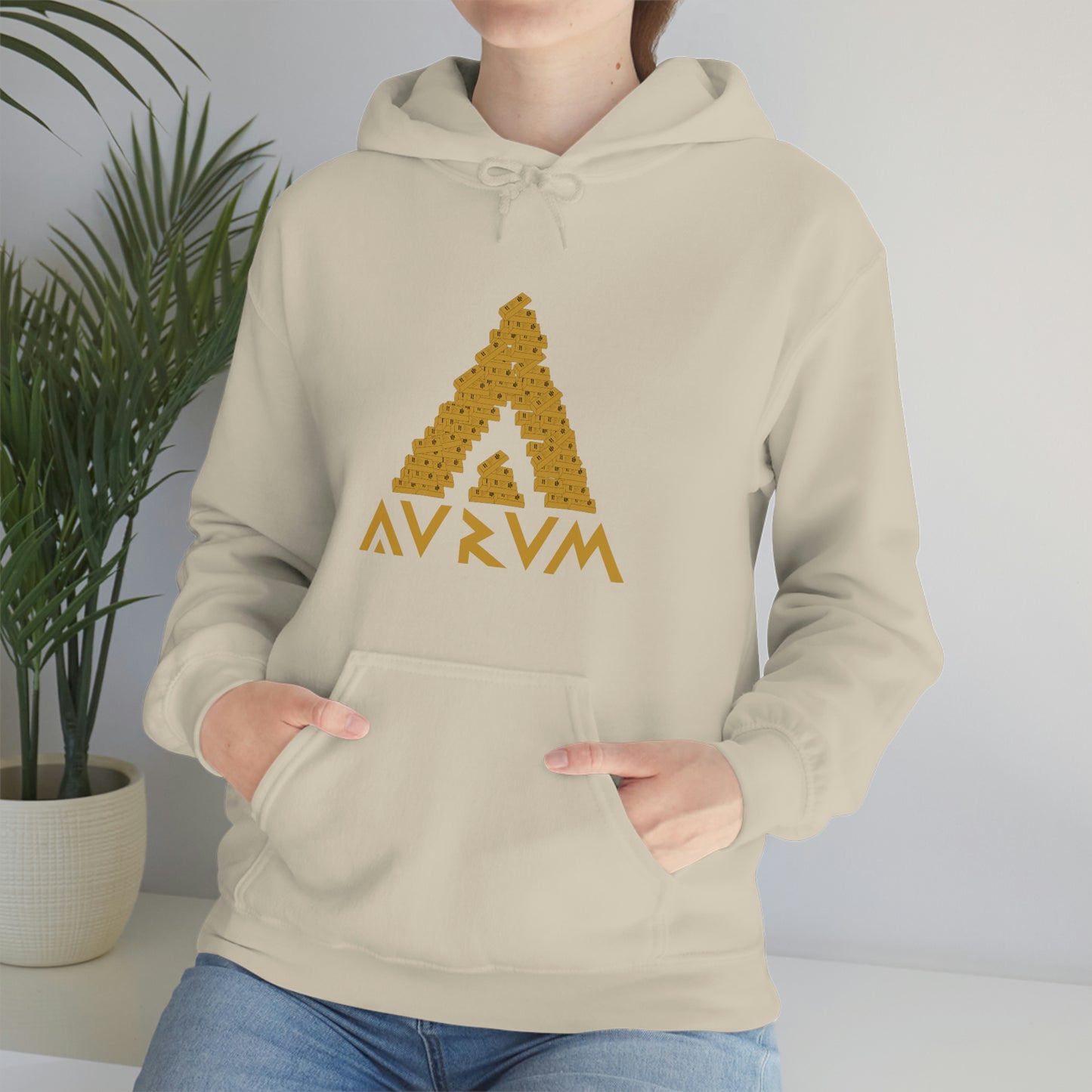 AURUM LARGE LOGO HOODIE