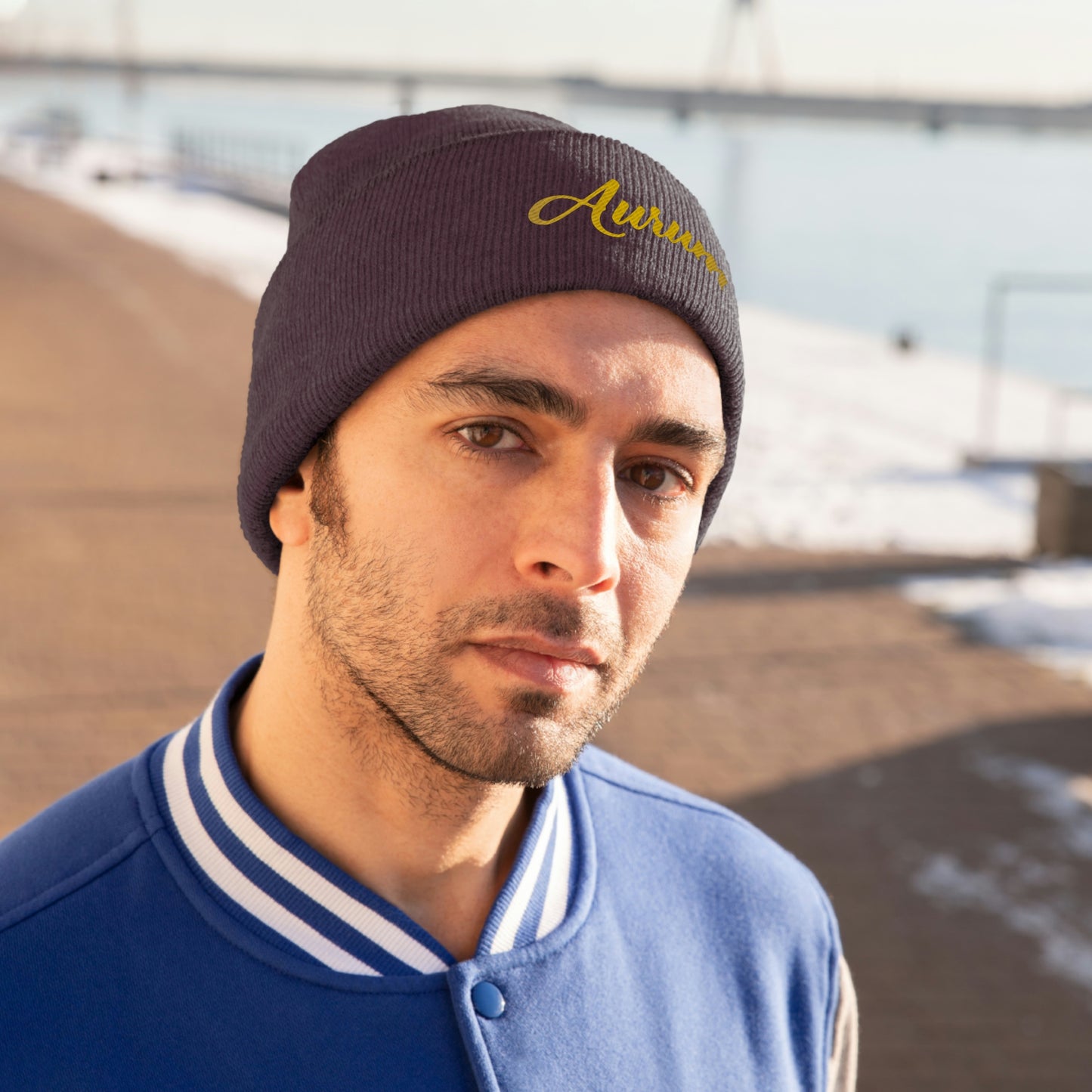 AURUM SIGNATURE KNIT BEANIE
