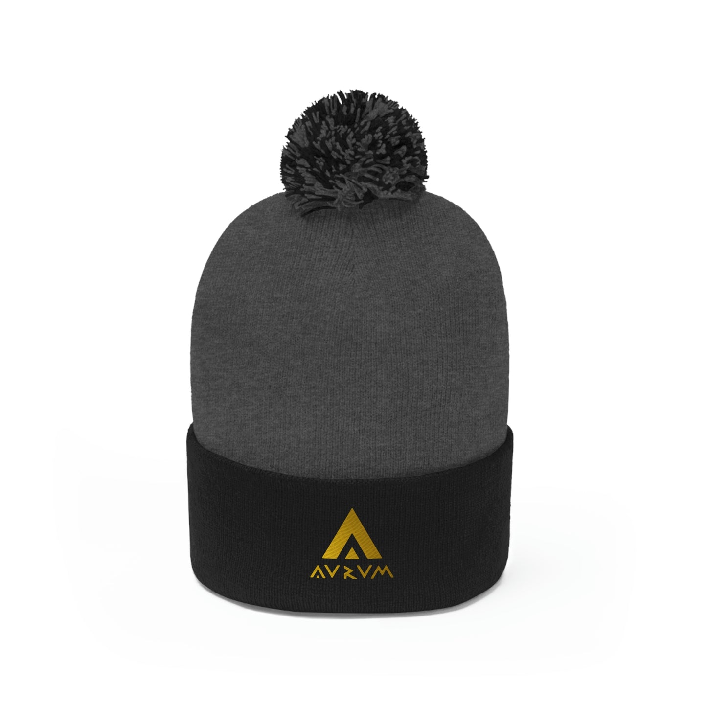 AURUM LOGO POM POM BEANIE