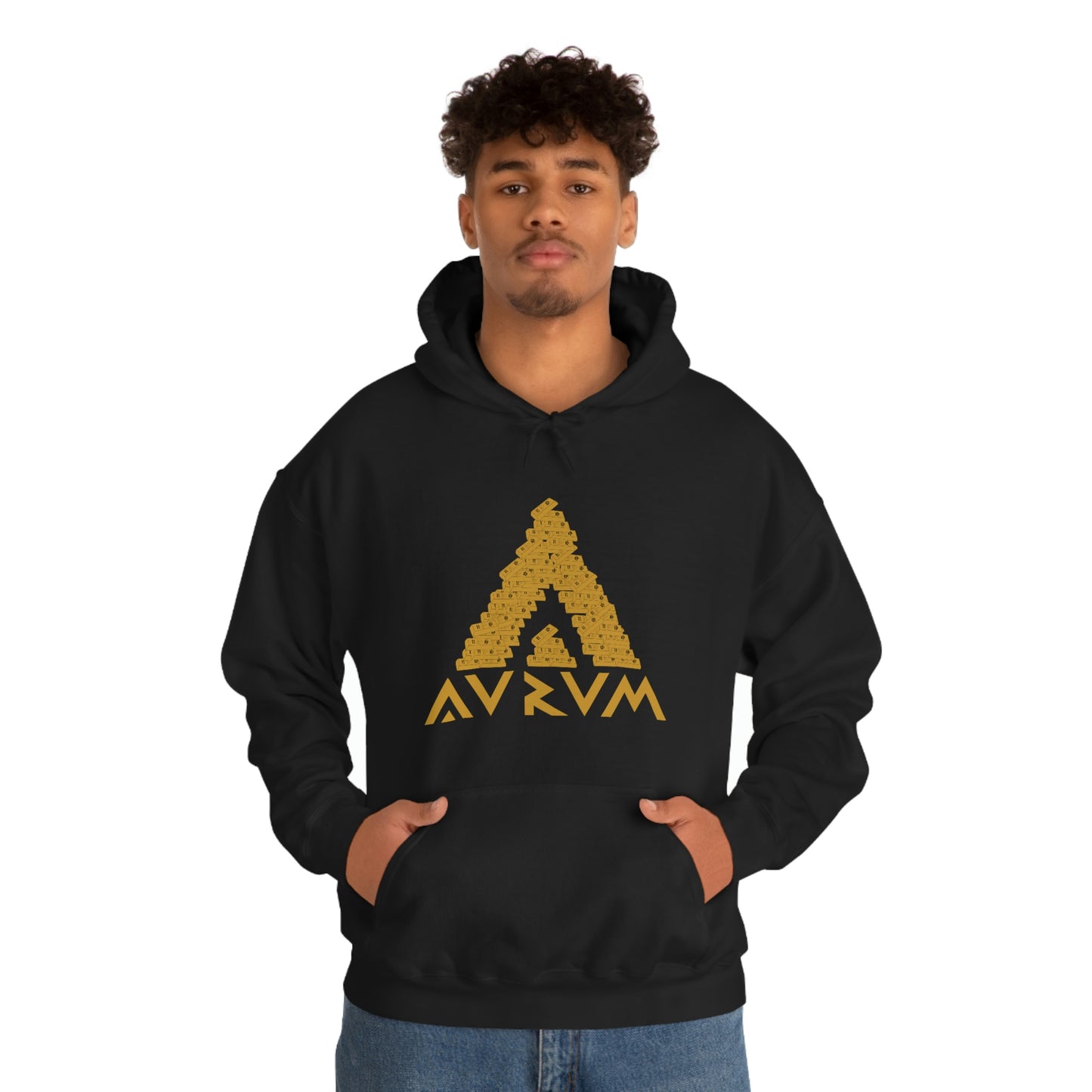 AURUM LARGE LOGO HOODIE