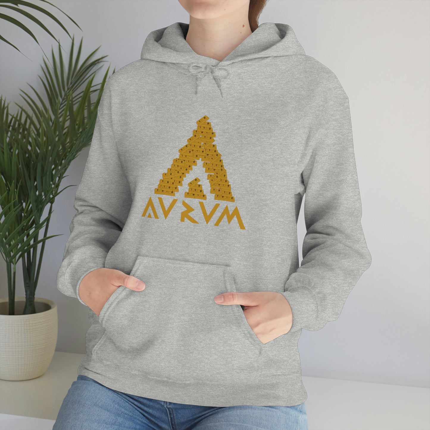 AURUM LARGE LOGO HOODIE