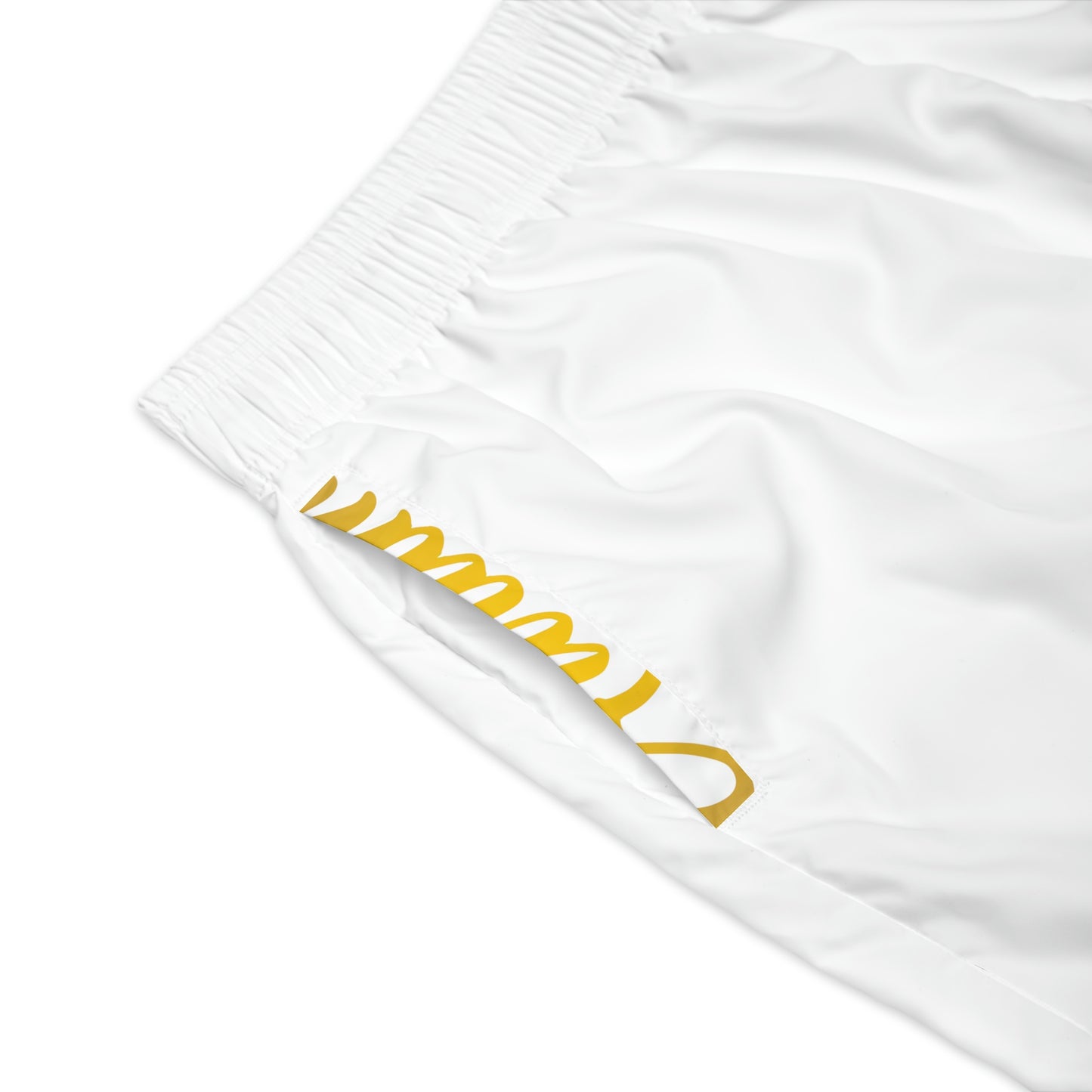 AURUM LOGO JOGGER SHORTS WHITE