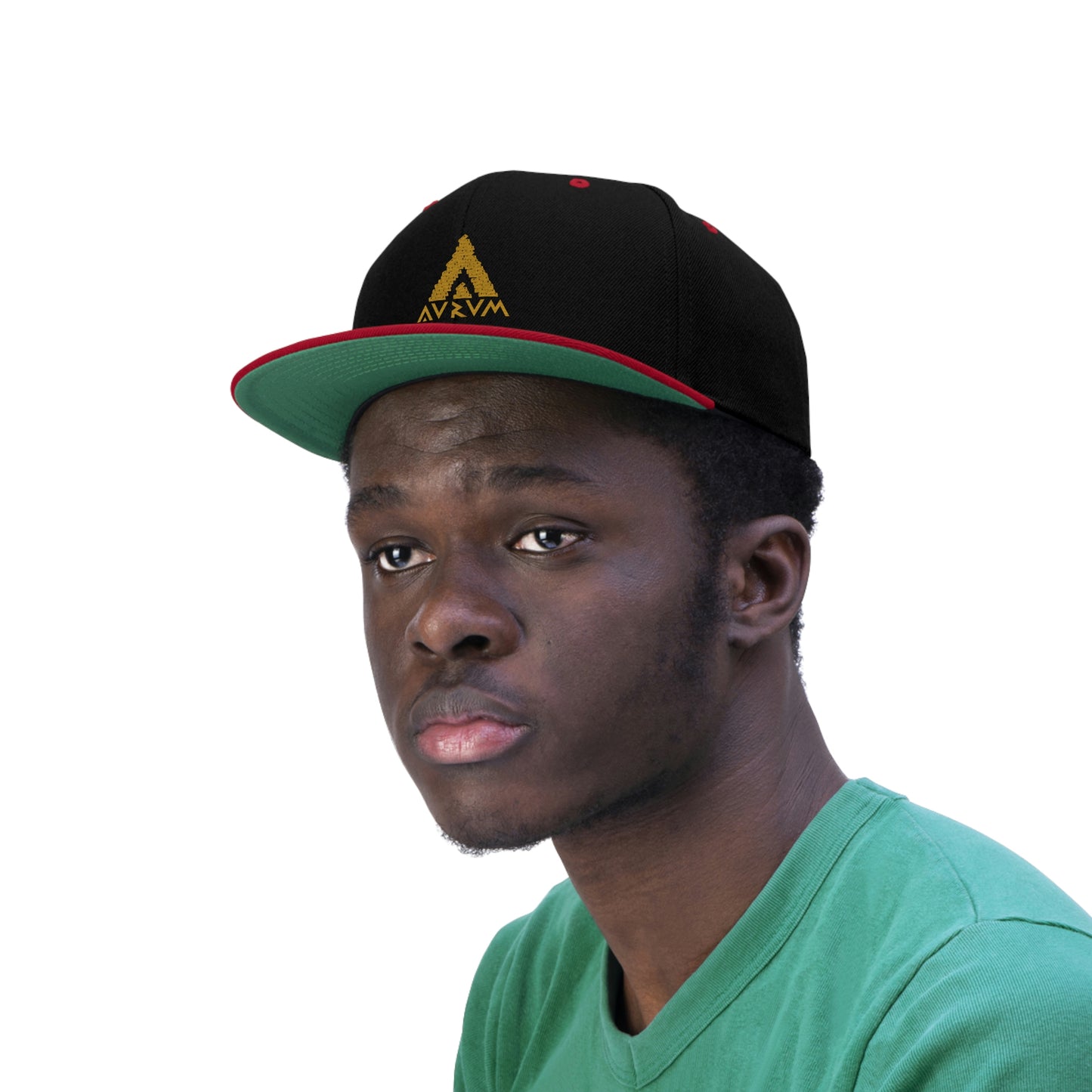 AURUM LOGO UNISEX FLAT BILL HAT