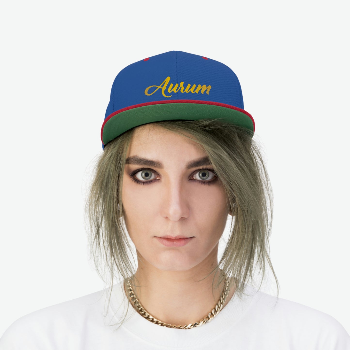 AURUM SIGNATURE UNISEX FLAT BILL HAT