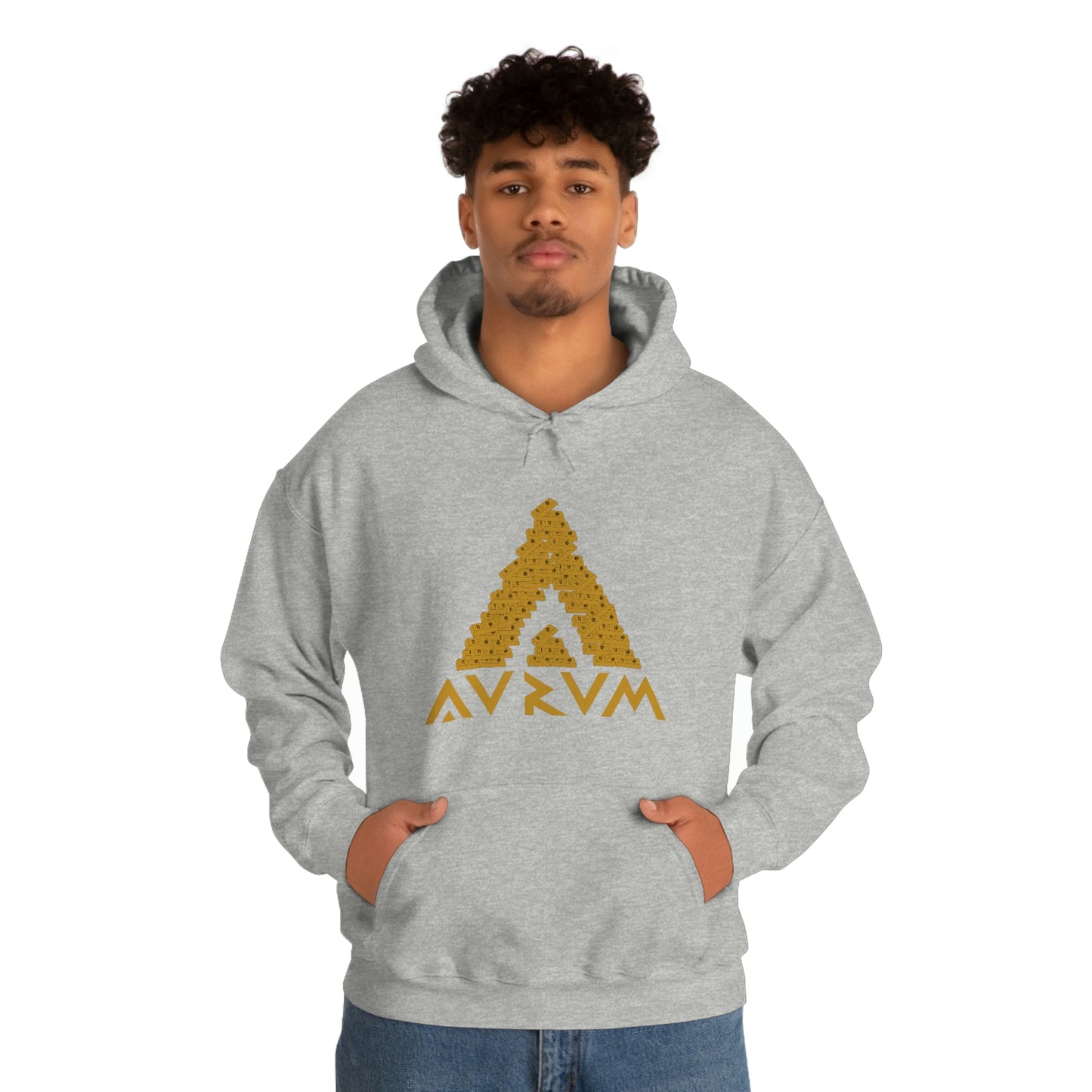 AURUM LARGE LOGO HOODIE