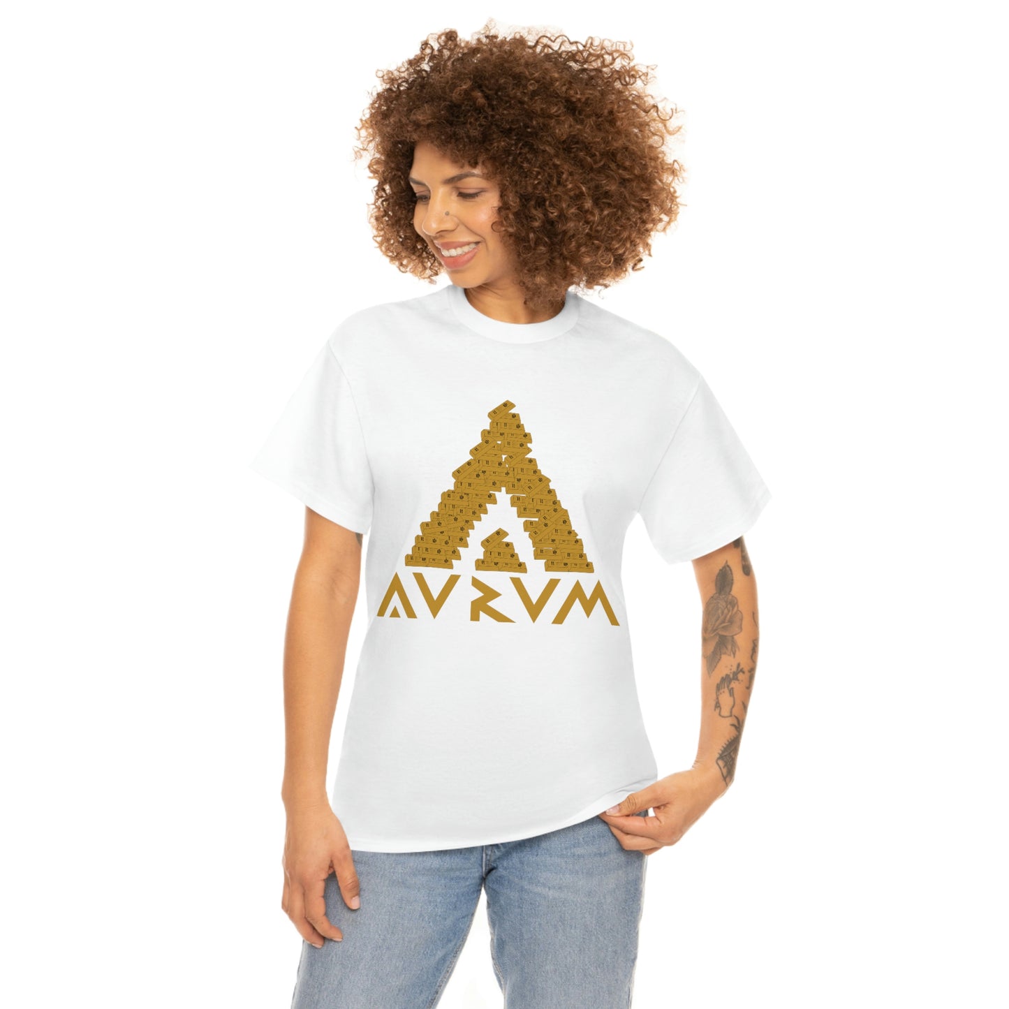 AURUM LARGE LOGO TEE