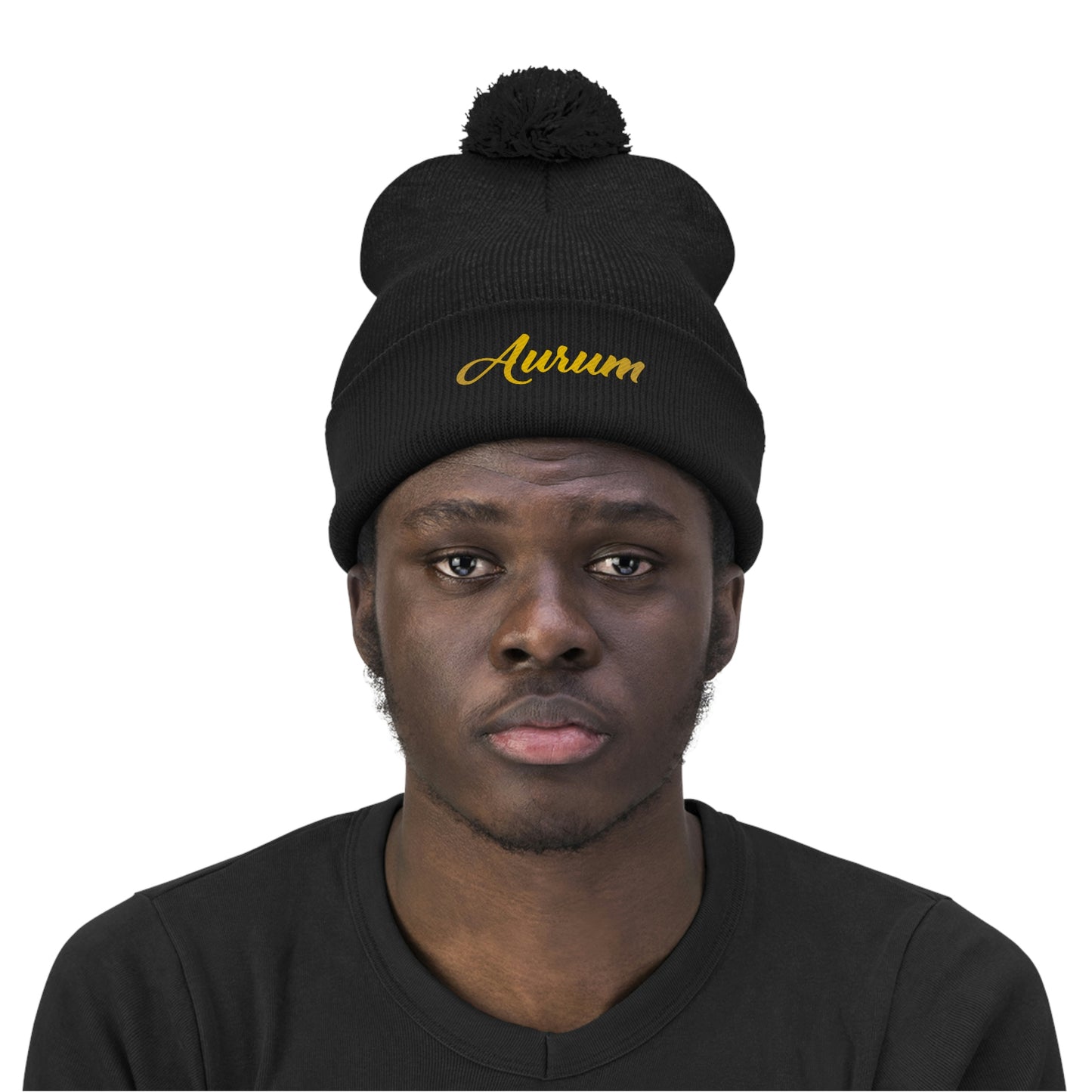 AURUM SIGNATURE POM POM BEANIE
