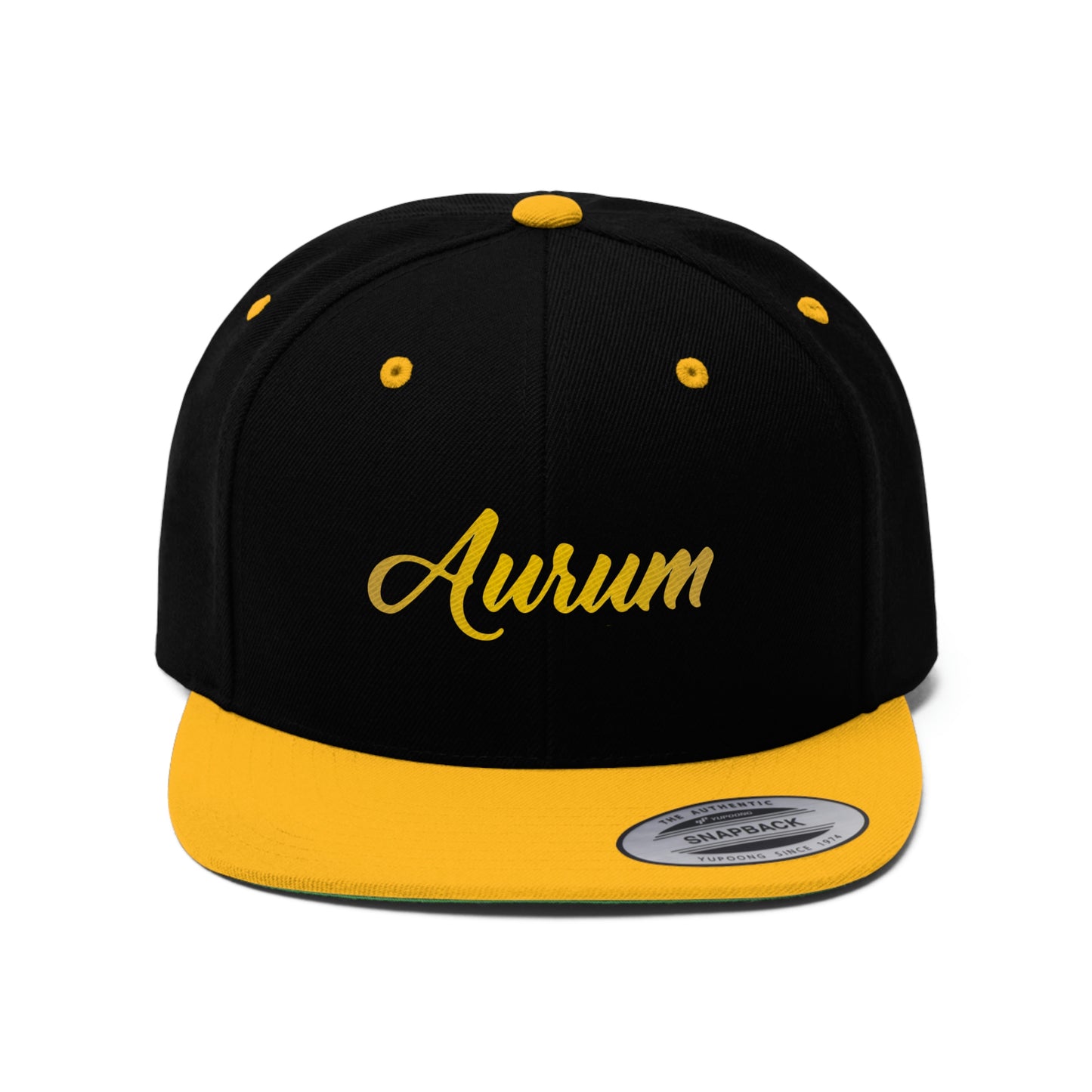 AURUM SIGNATURE UNISEX FLAT BILL HAT