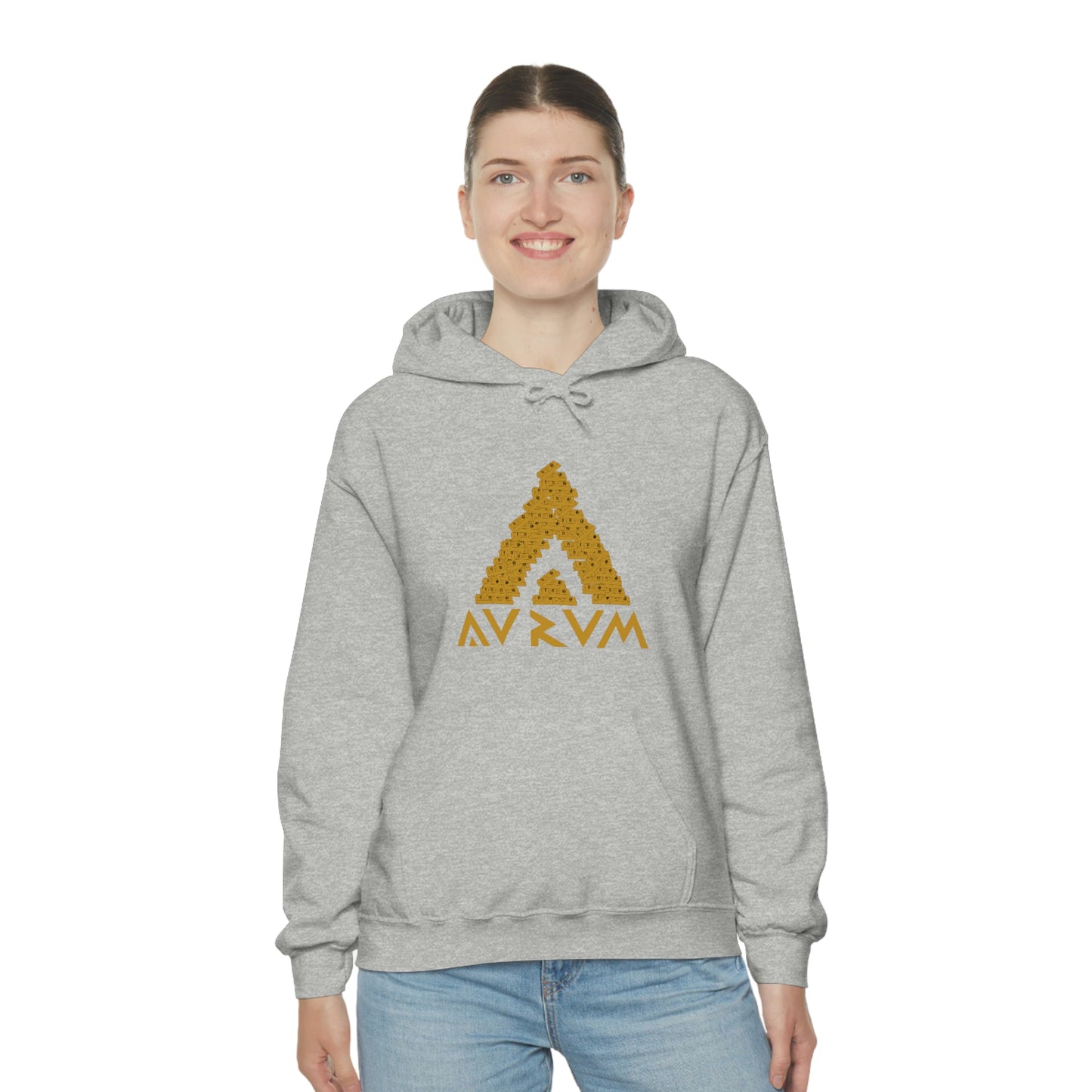 AURUM LARGE LOGO HOODIE