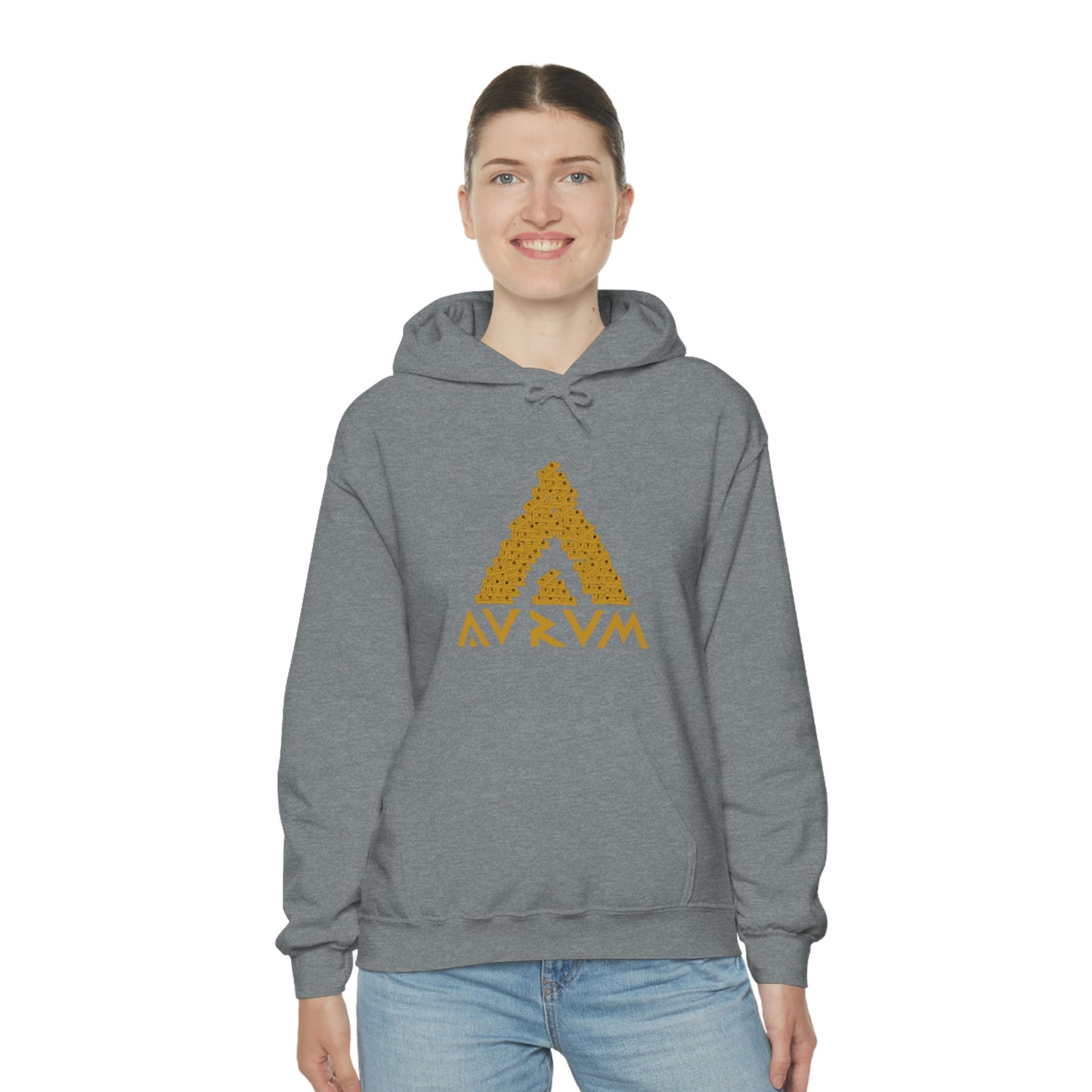 AURUM LARGE LOGO HOODIE