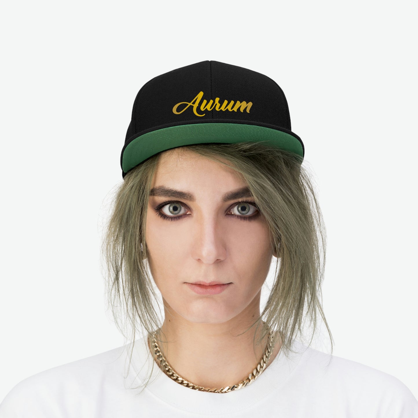 AURUM SIGNATURE UNISEX FLAT BILL HAT