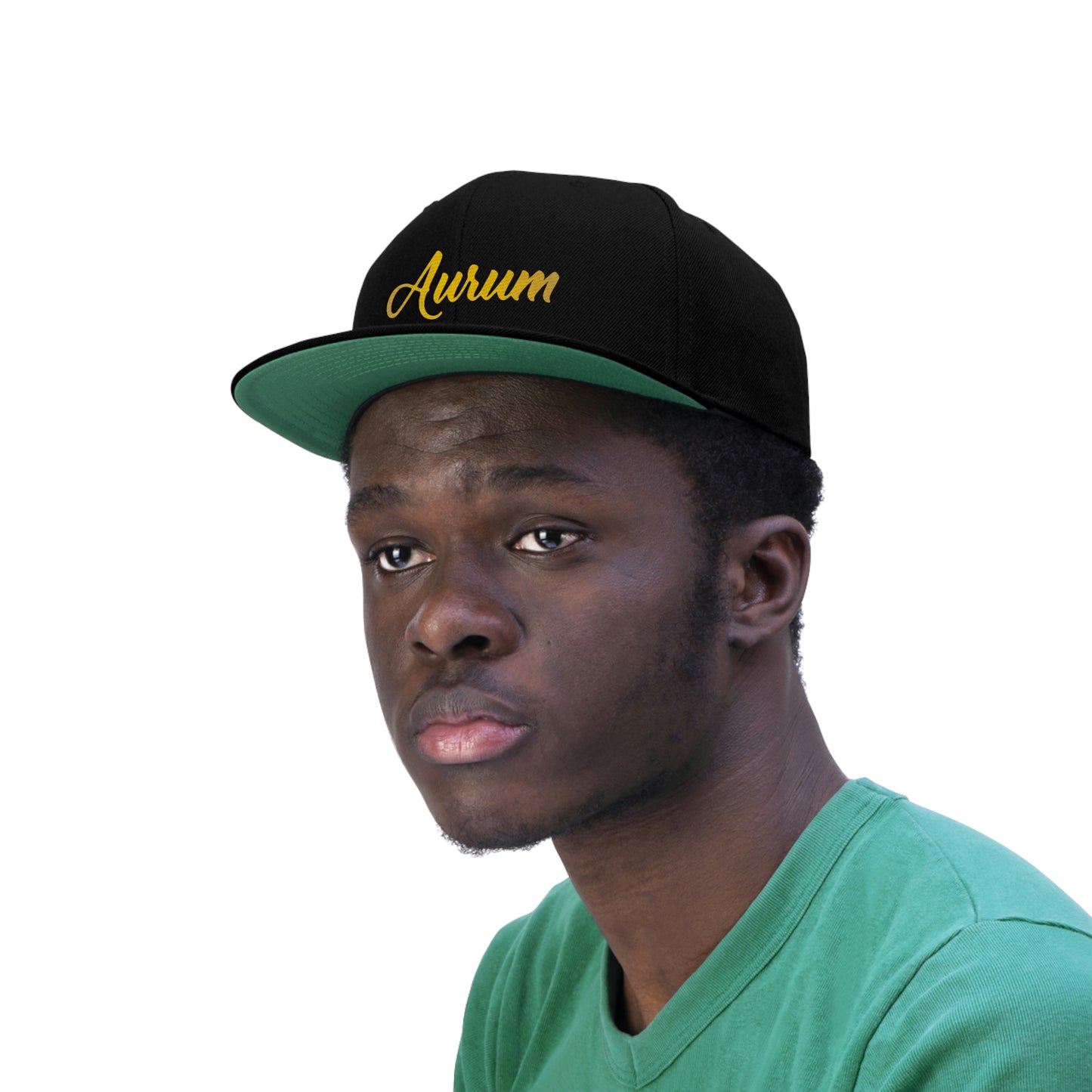AURUM SIGNATURE UNISEX FLAT BILL HAT