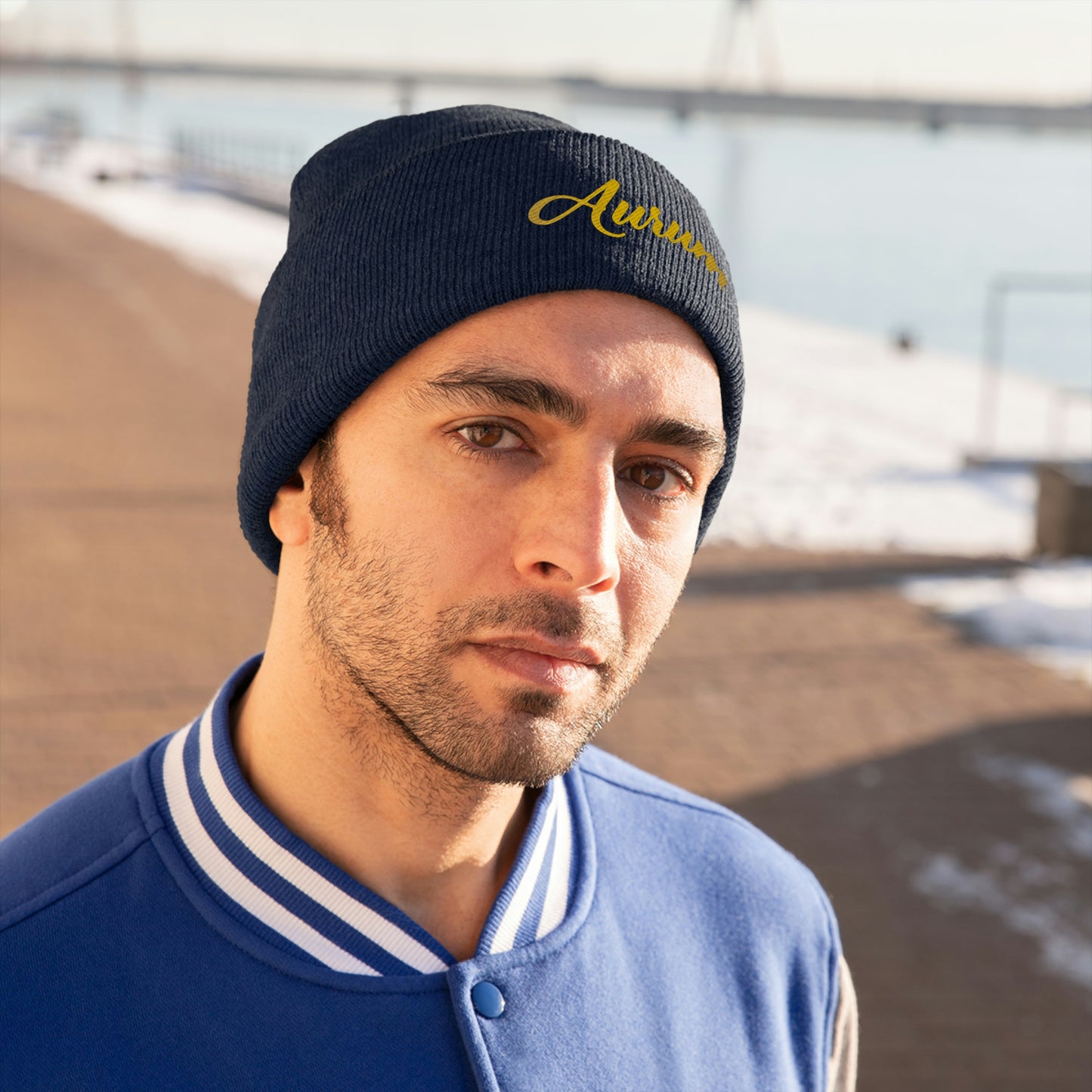 AURUM SIGNATURE KNIT BEANIE