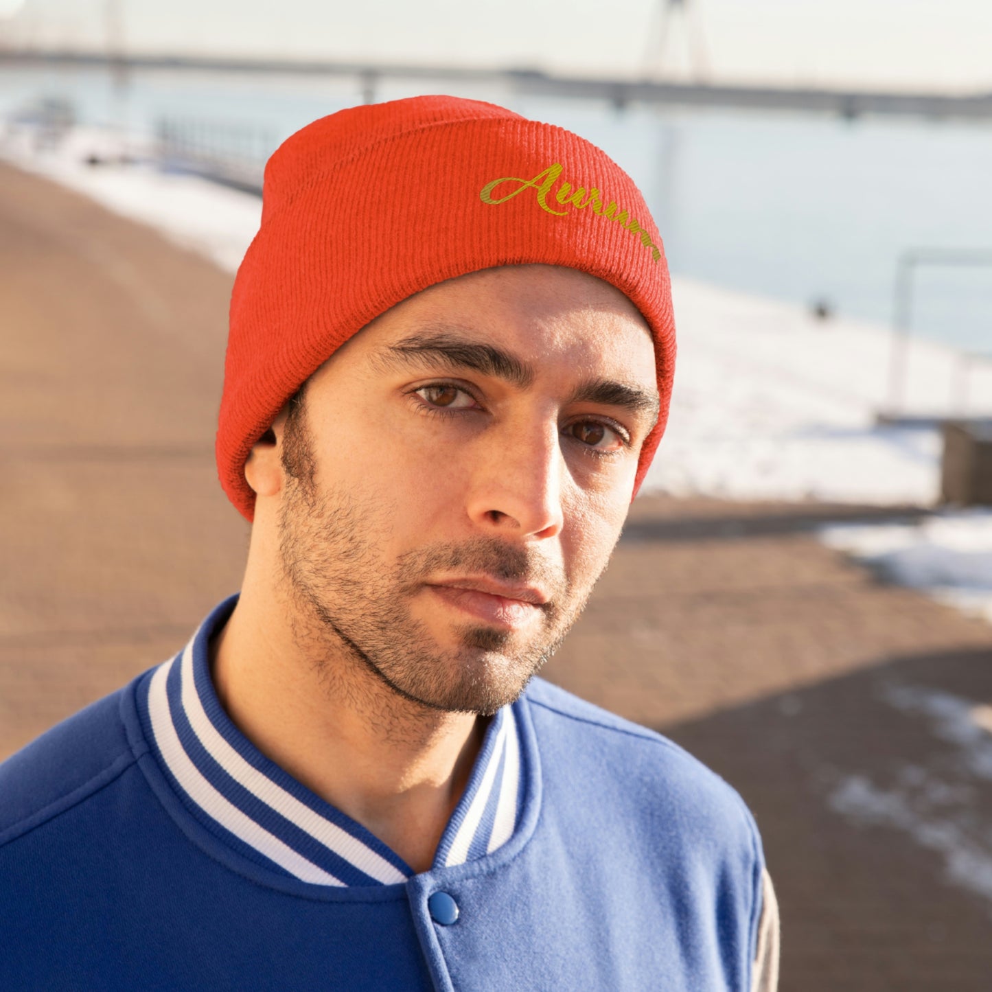 AURUM SIGNATURE KNIT BEANIE