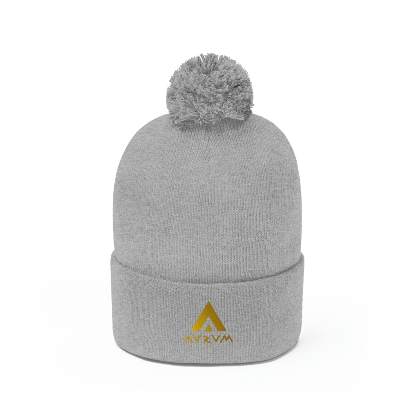 AURUM LOGO POM POM BEANIE