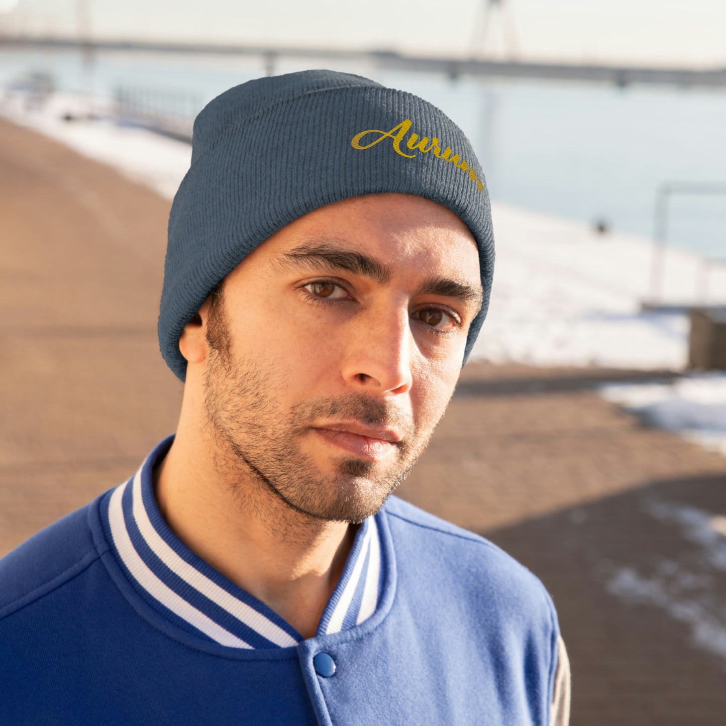 AURUM SIGNATURE KNIT BEANIE