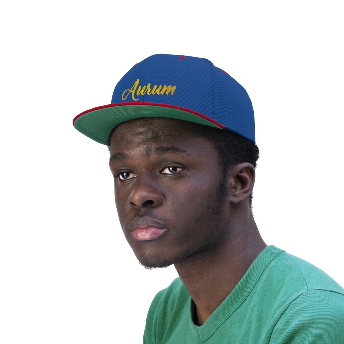 AURUM SIGNATURE UNISEX FLAT BILL HAT