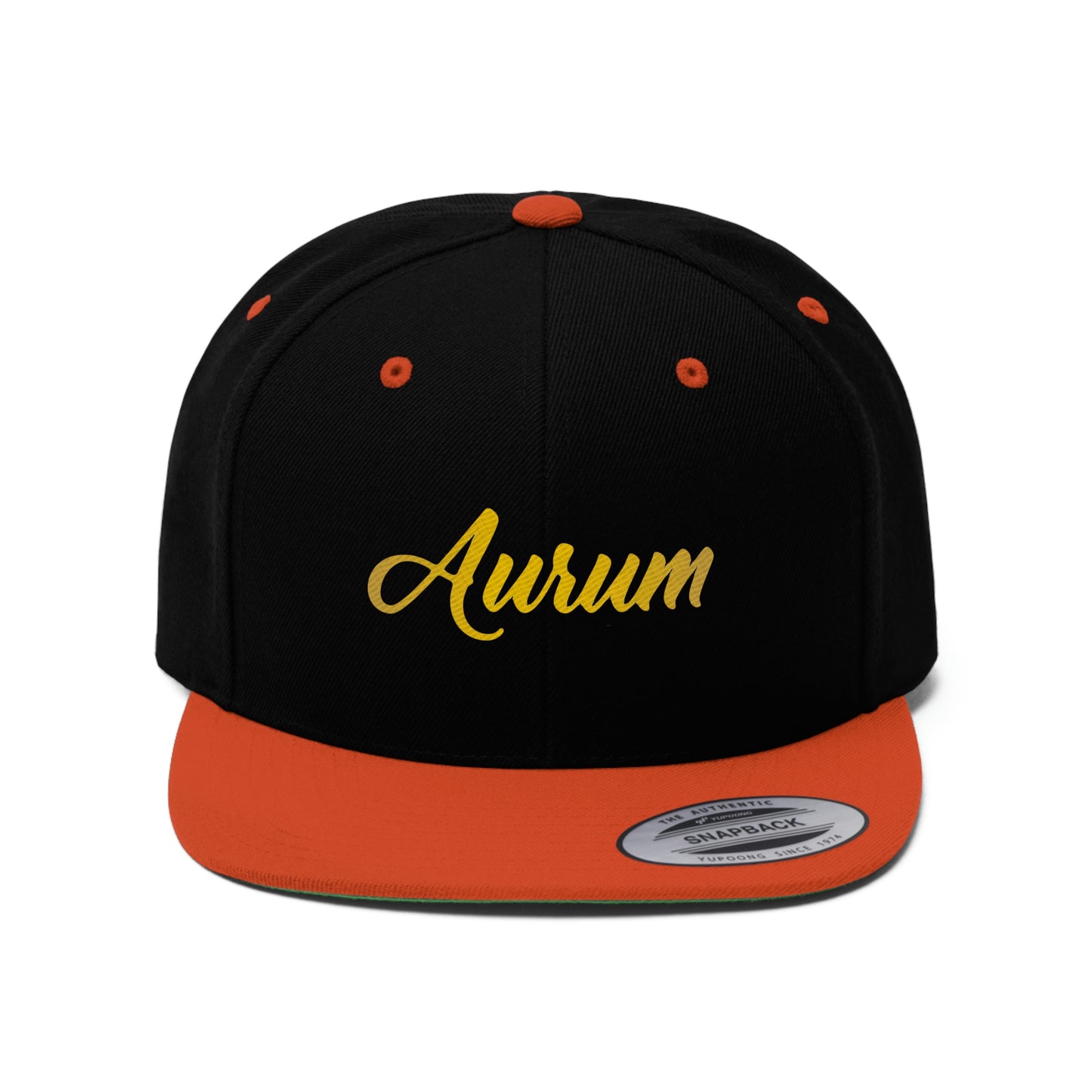 AURUM SIGNATURE UNISEX FLAT BILL HAT