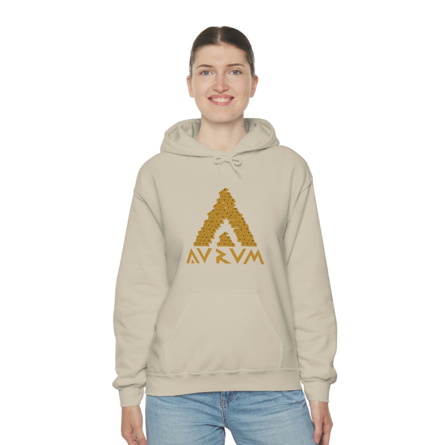 AURUM LARGE LOGO HOODIE