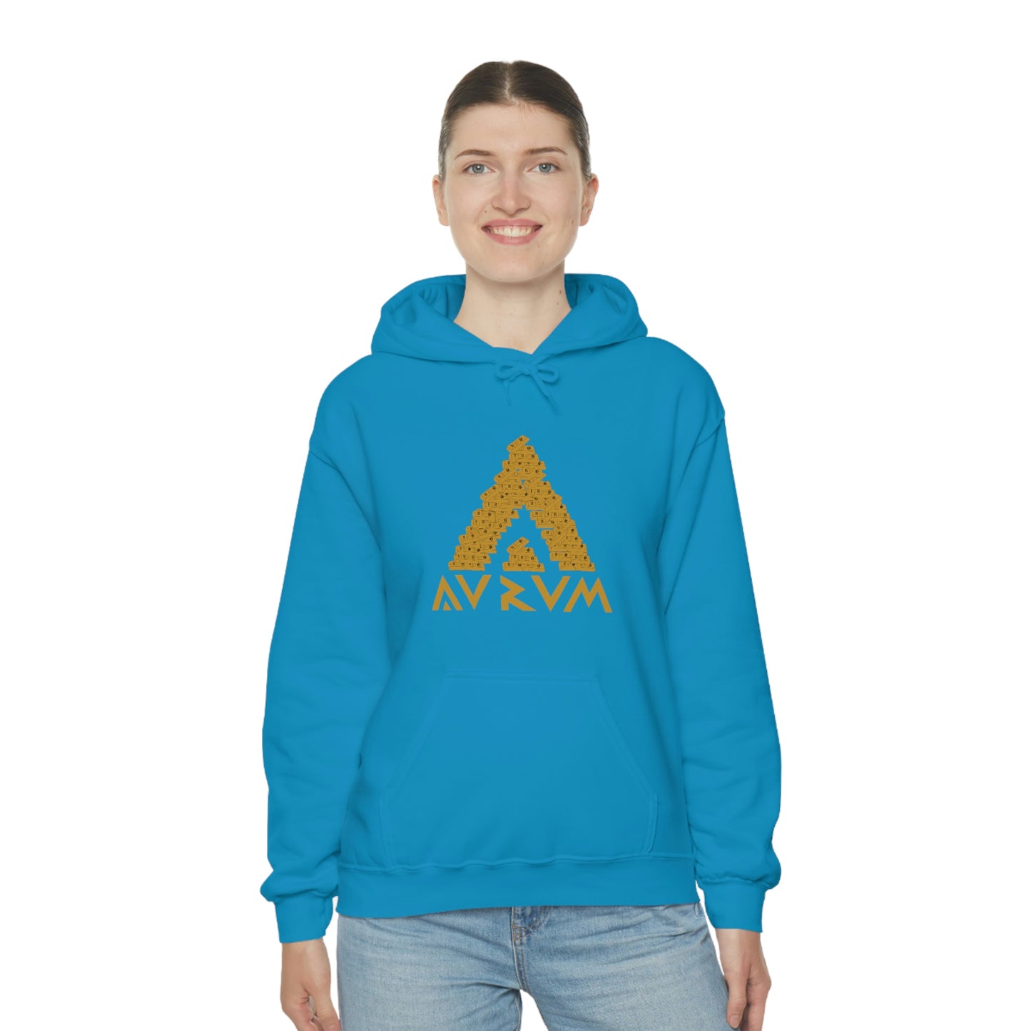 AURUM LARGE LOGO HOODIE