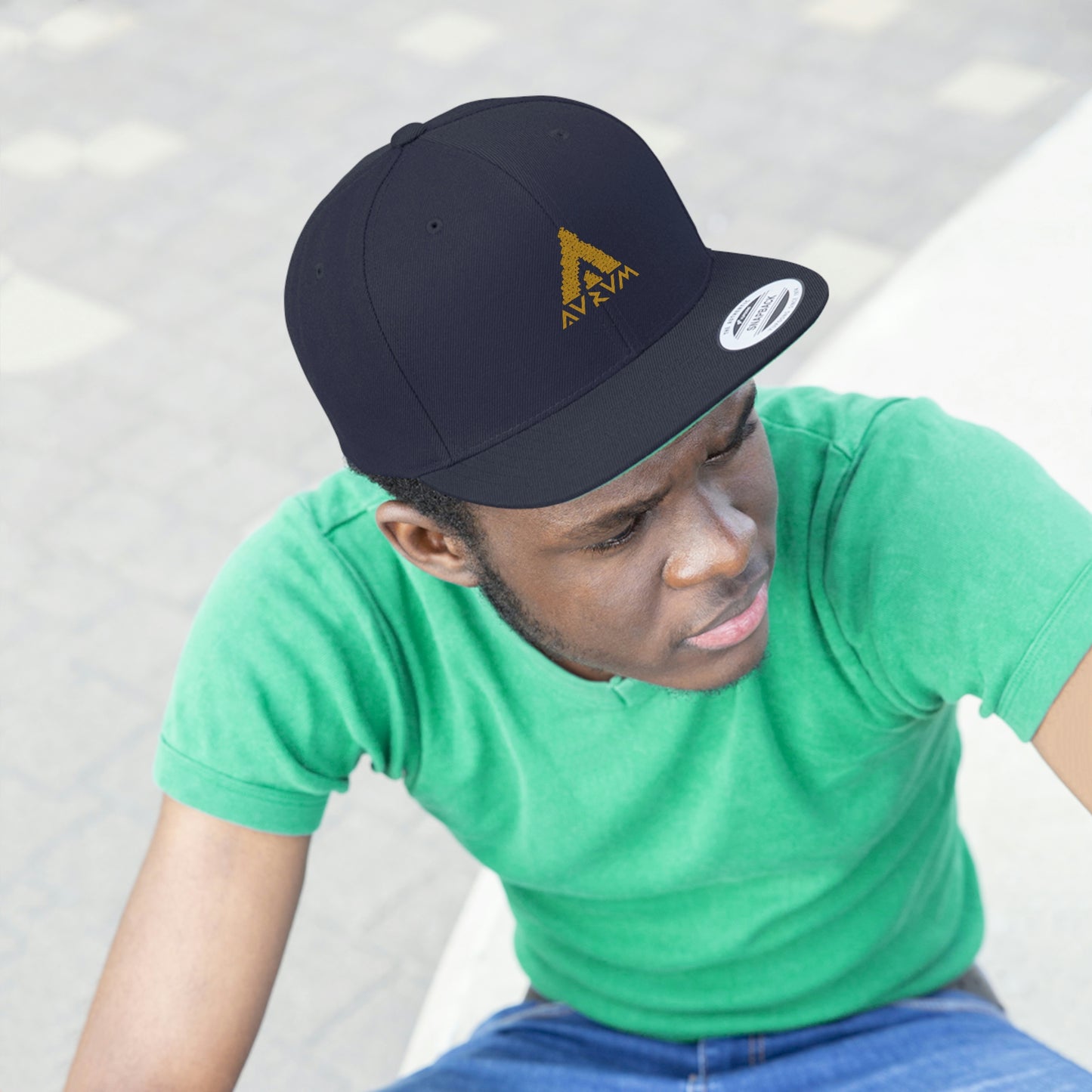 AURUM LOGO UNISEX FLAT BILL HAT