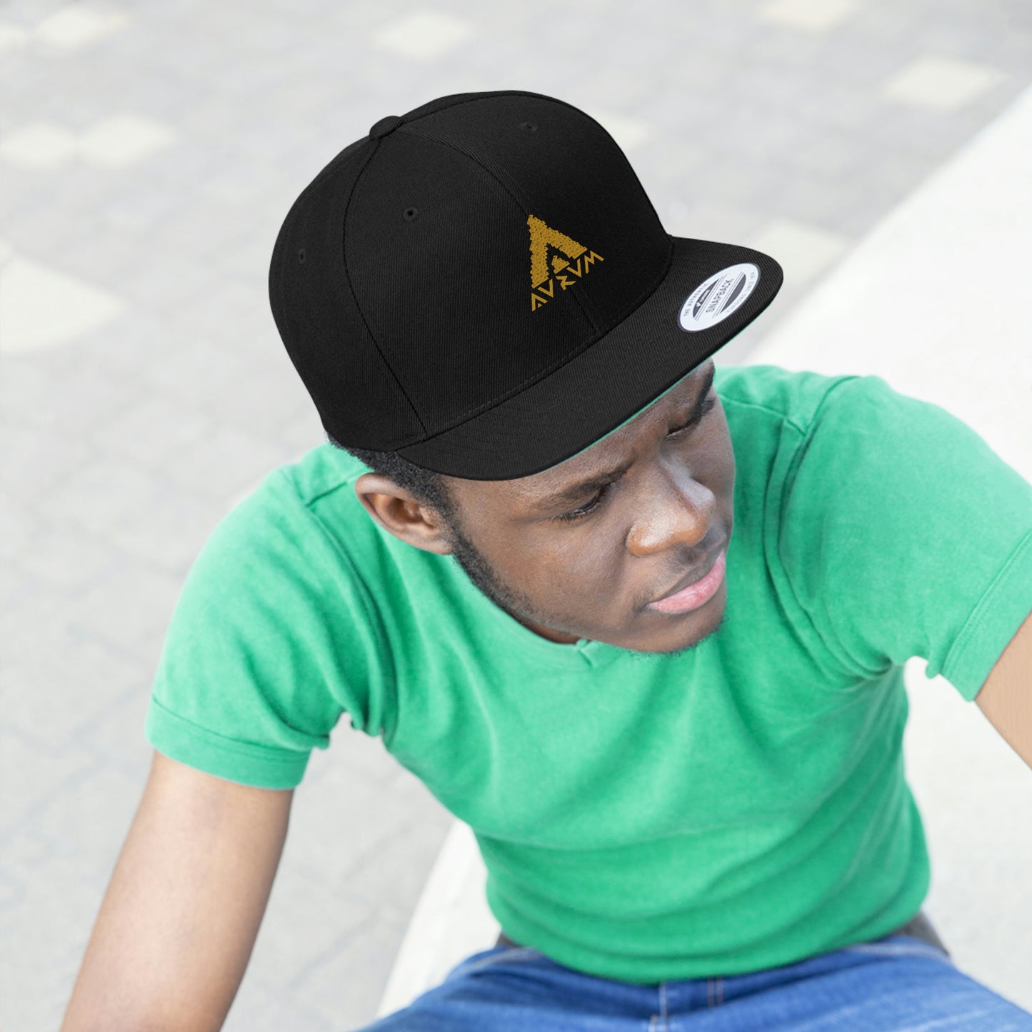 AURUM LOGO UNISEX FLAT BILL HAT