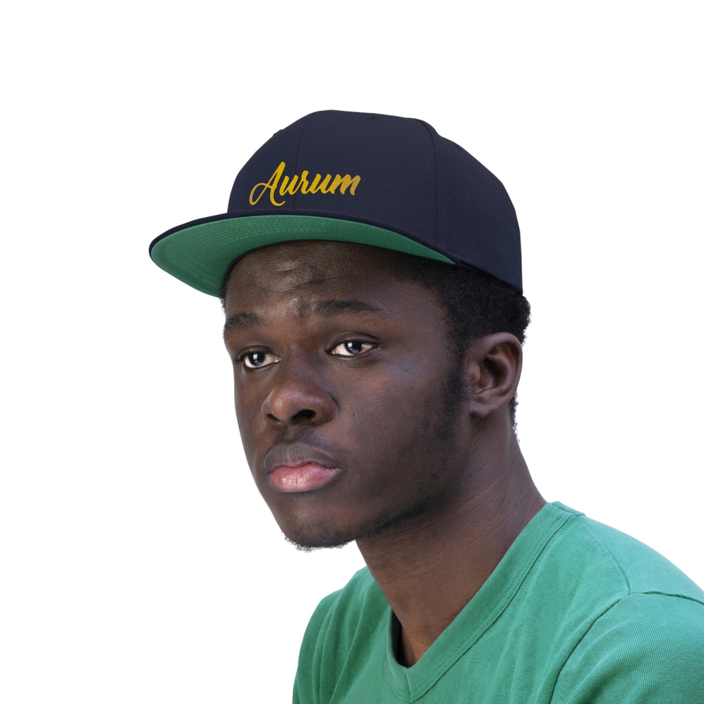 AURUM SIGNATURE UNISEX FLAT BILL HAT