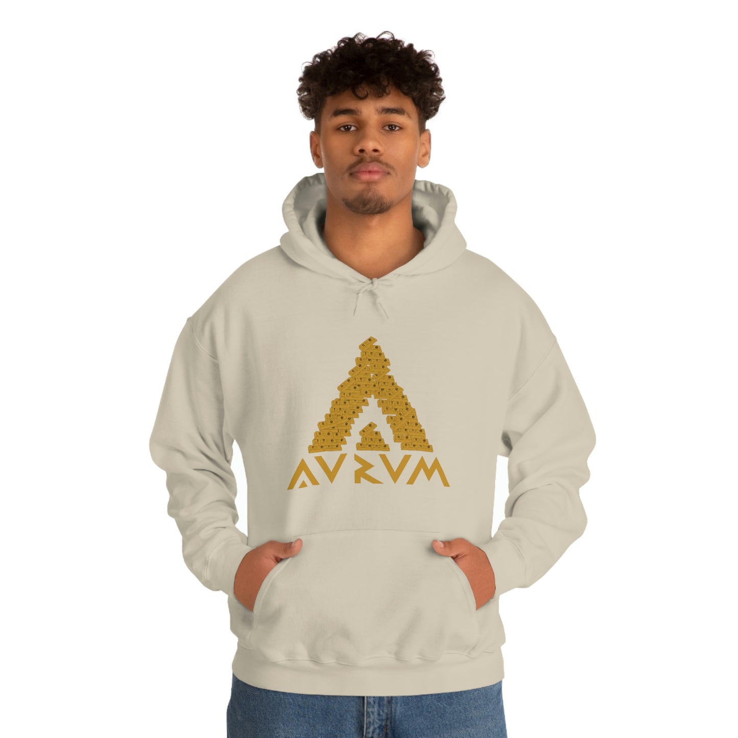 AURUM LARGE LOGO HOODIE