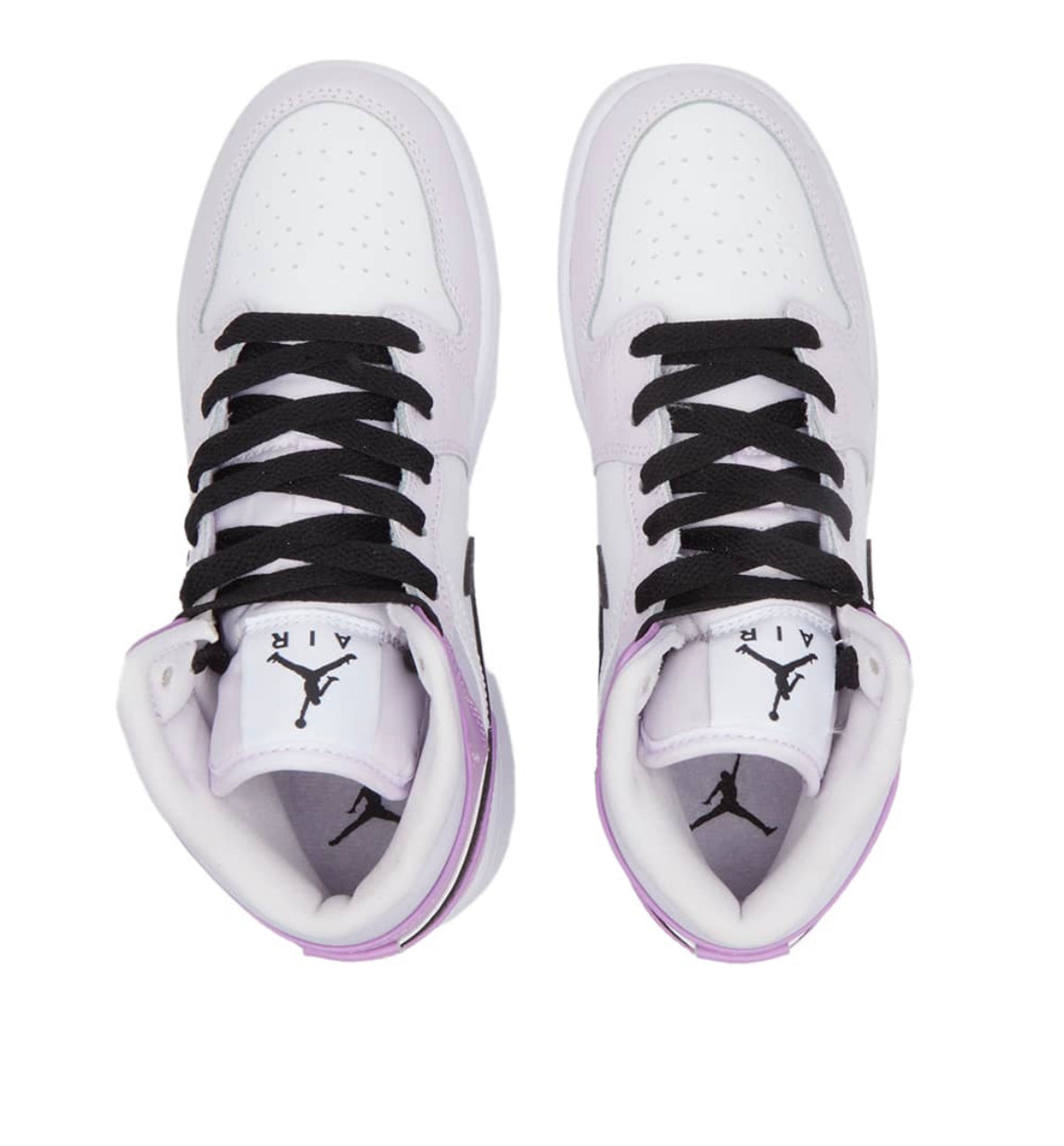 JORDAN 1 MID BARLEY GRAPE AND BLACK