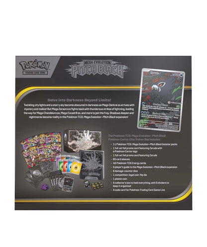 Pokemon Pitch Black Pokemon Center Elite Trainer Box