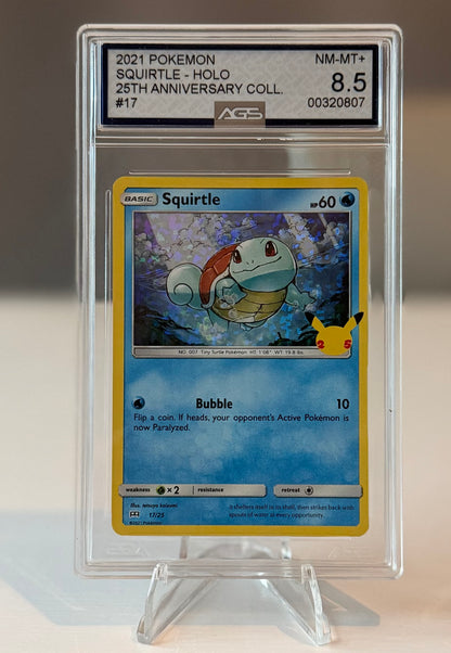Pokemon Squirtle holo 25th anniversary collection