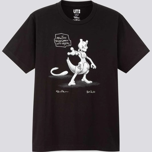 DANIEL ARSHAM X POKEMON X UNIQLO CRYSTAL MEWTWO TEE