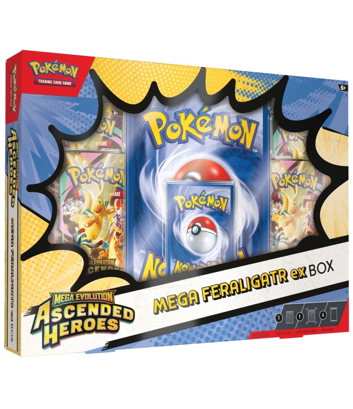 Pokemon Mega Feraligatr ex Box
