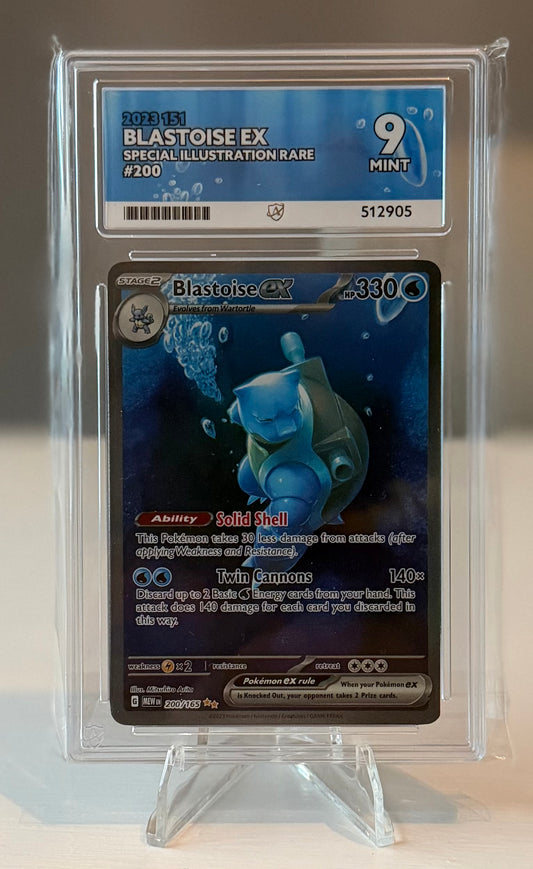 Pokemon Blastoise 151 illustration rare