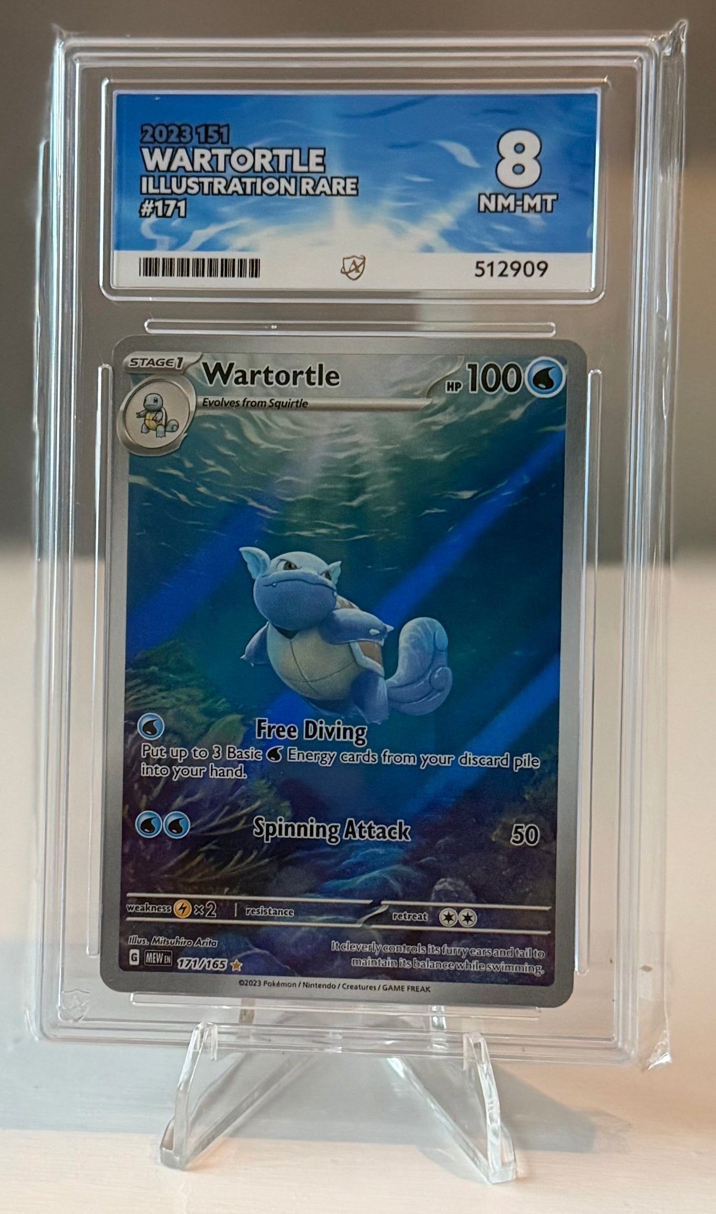 Pokemon Wartourtle illustration rare 151