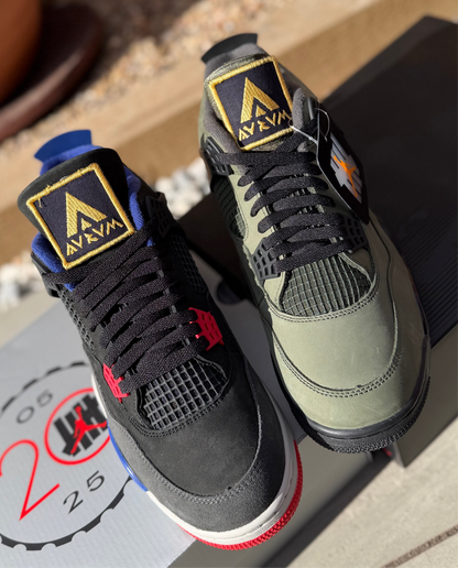 Jordan 4 Aurum patch