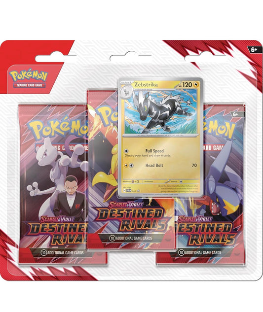Pokémon Destined Rivals 3-Pack Blister
